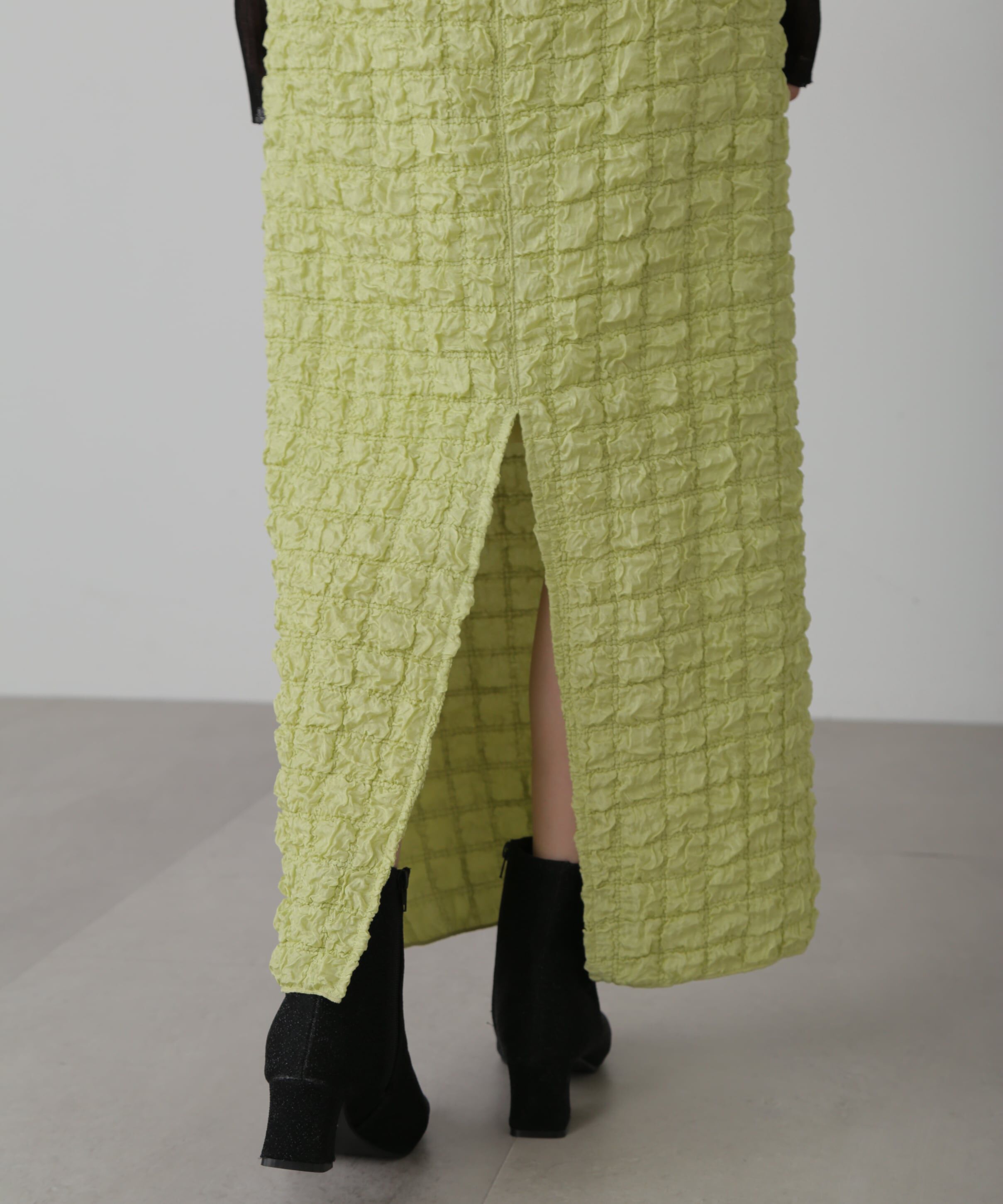  「ぽこぽこナロースカート」|スカート|