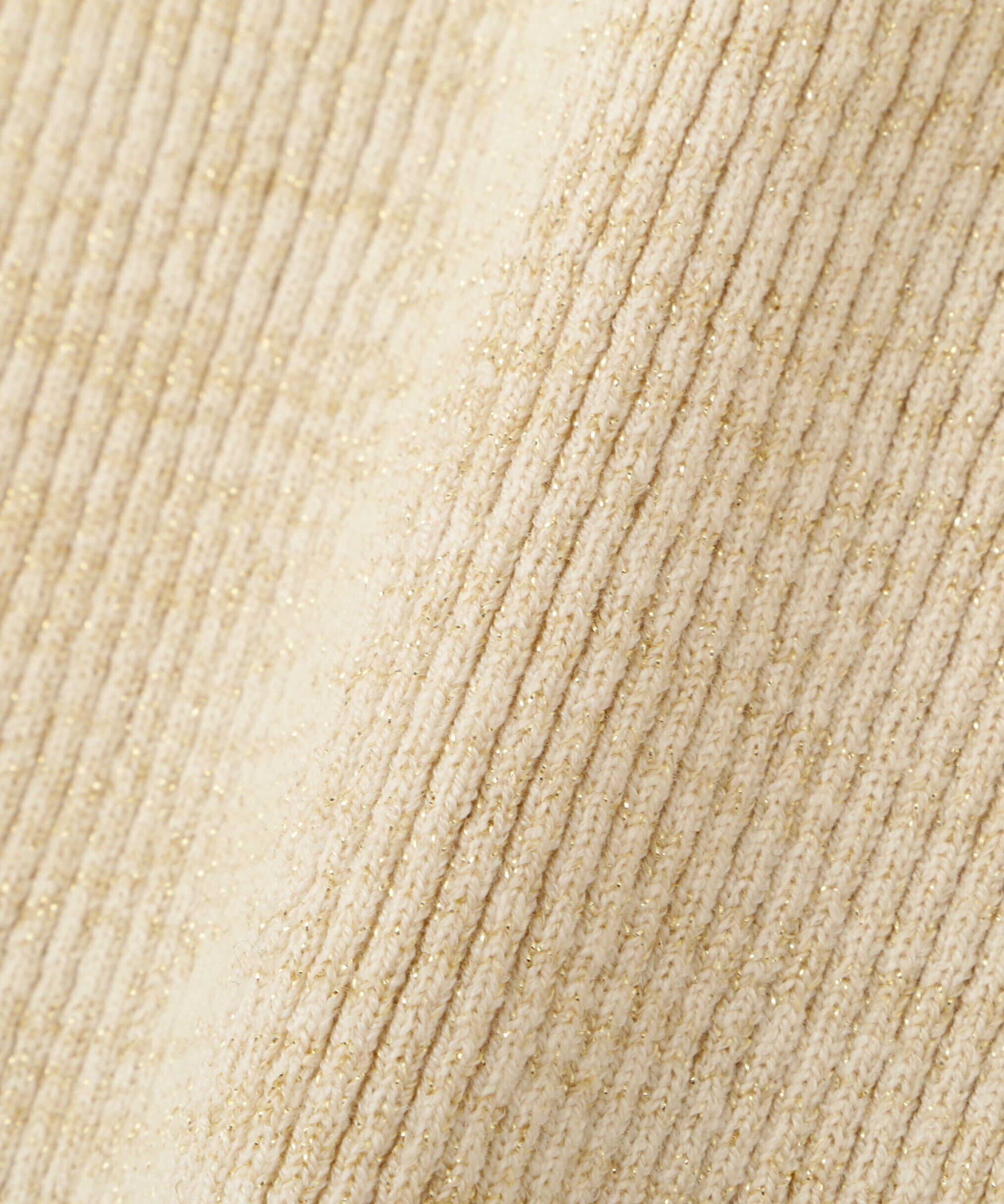  「ラメボトルネックリブニット」|ニット・セーター|