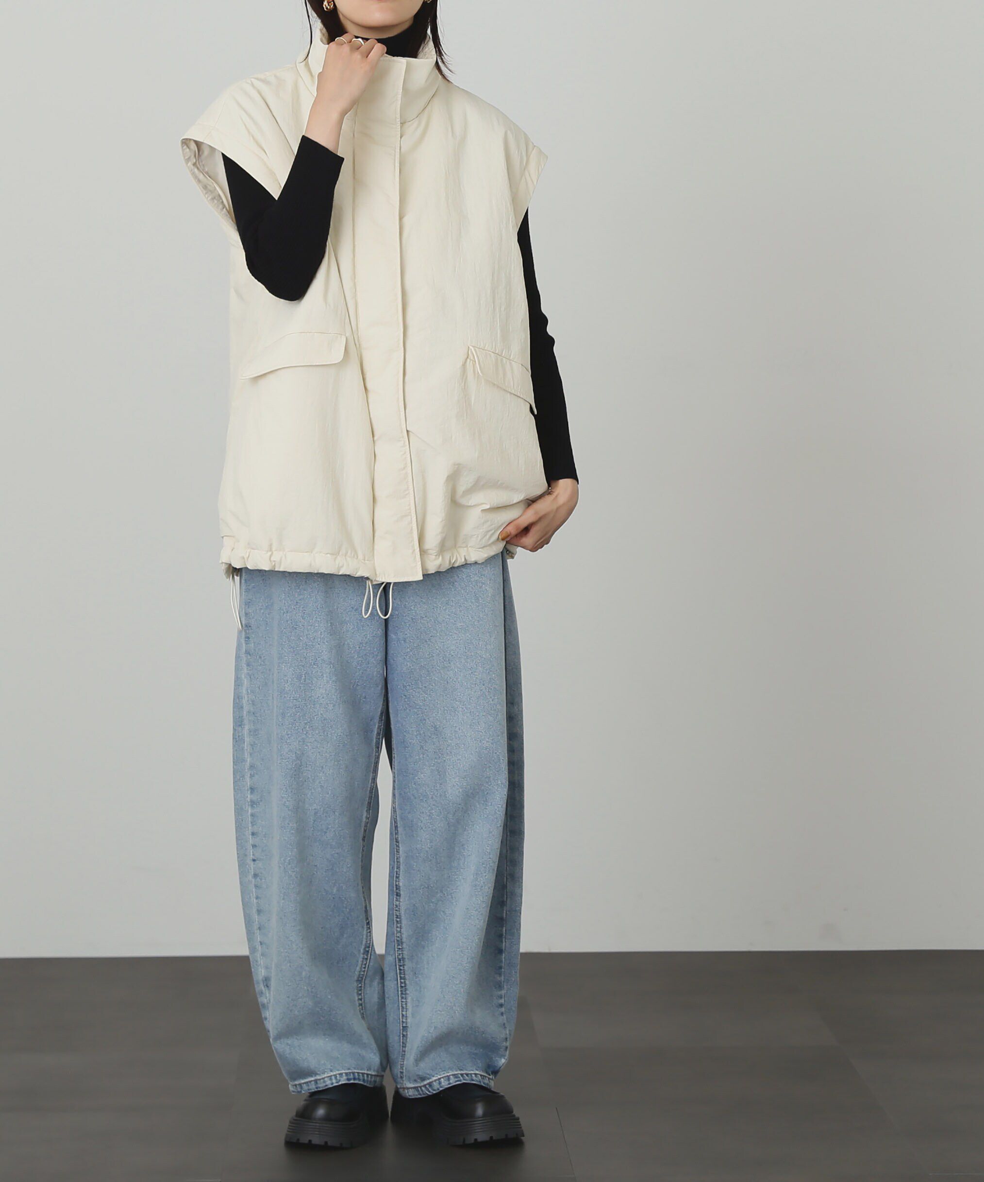  「タートルネックリブニット」|ニット・セーター|