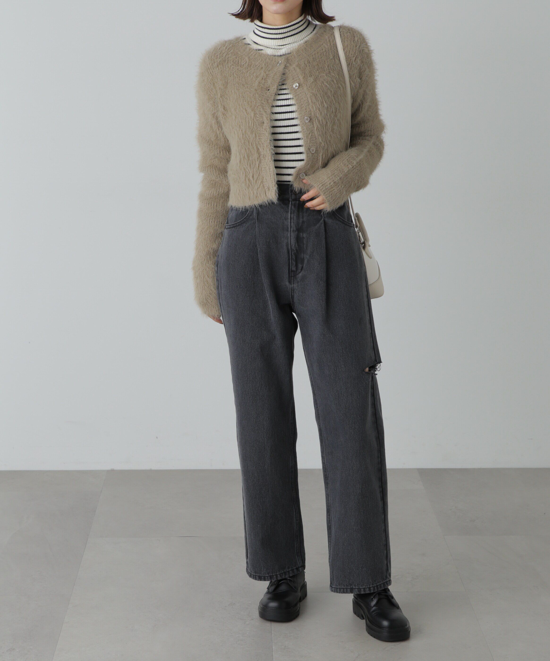  「タートルネックリブニット」|ニット・セーター|