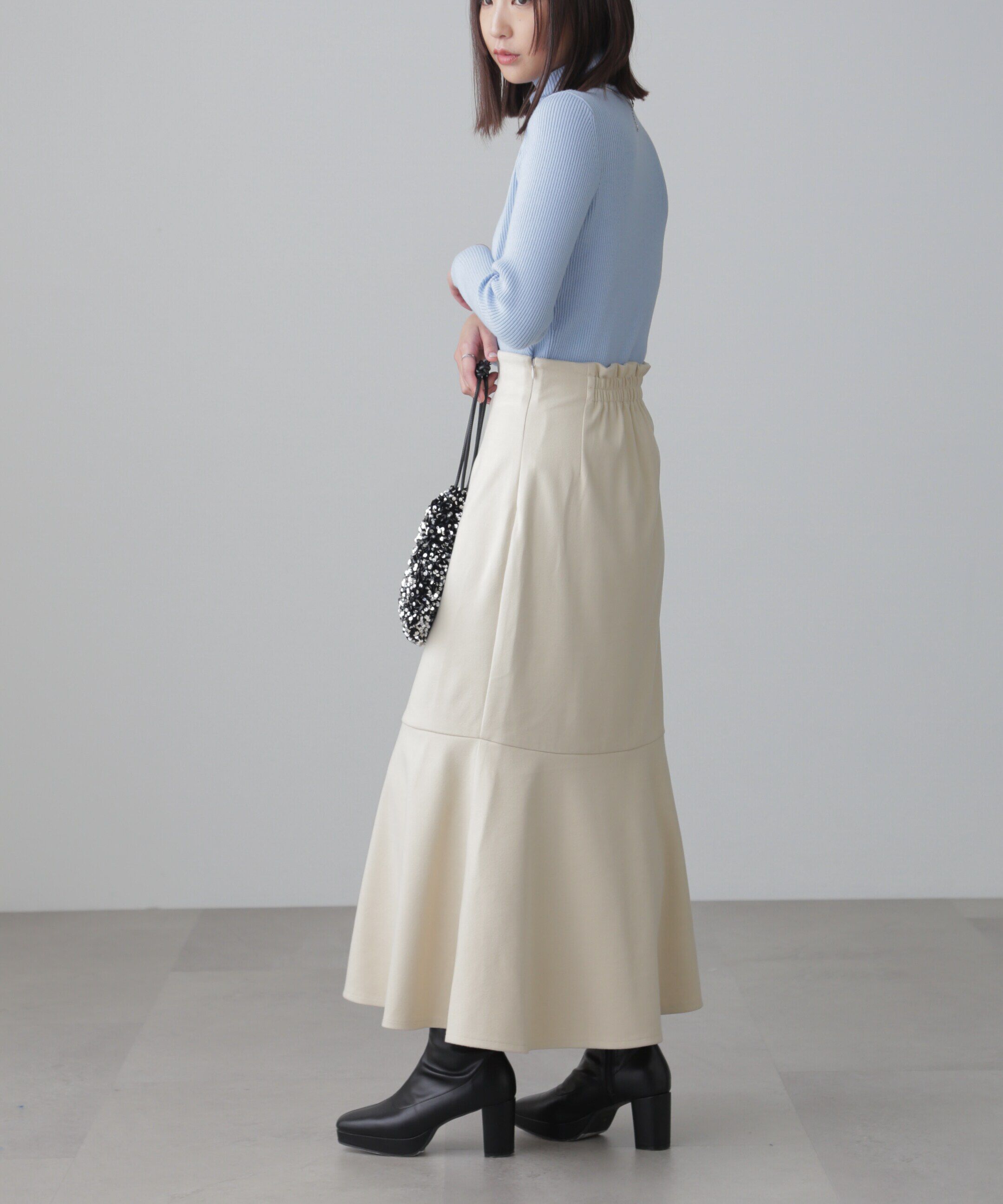  「タートルネックリブニット」|ニット・セーター|