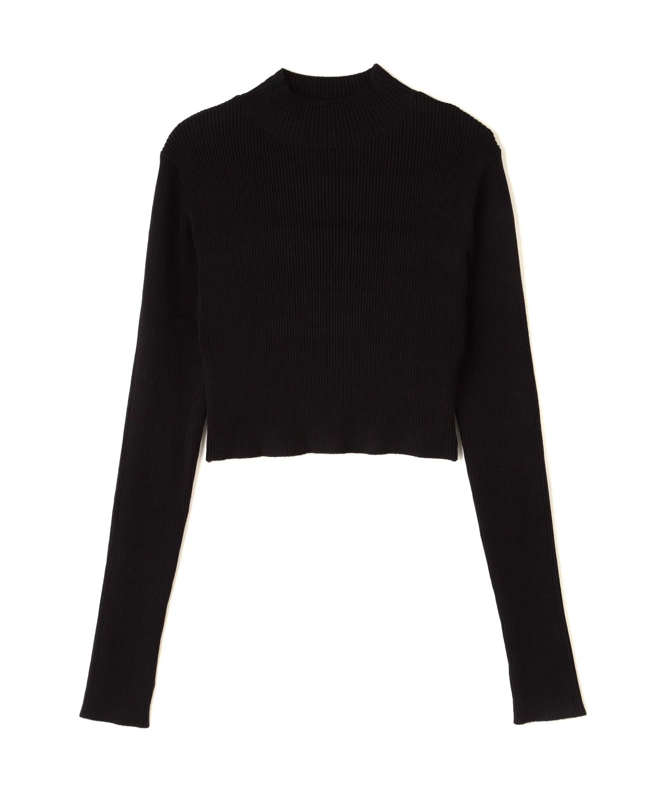  「〈洗える〉マシンウォッシャブルハイネックショート丈ニット」|ニット・セーター|