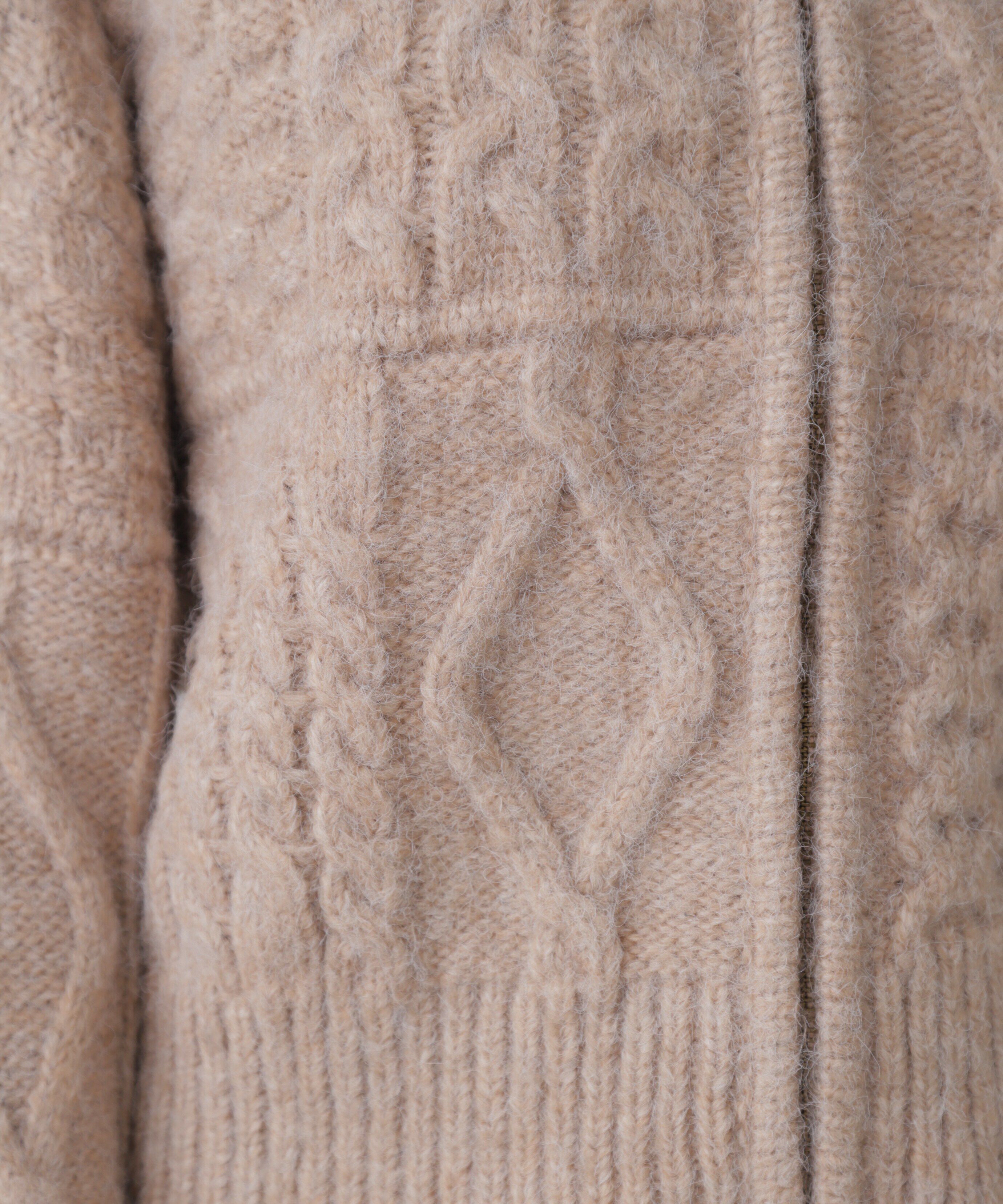  「ジャガードニットブルゾン」|ブルゾン・スタジャン|