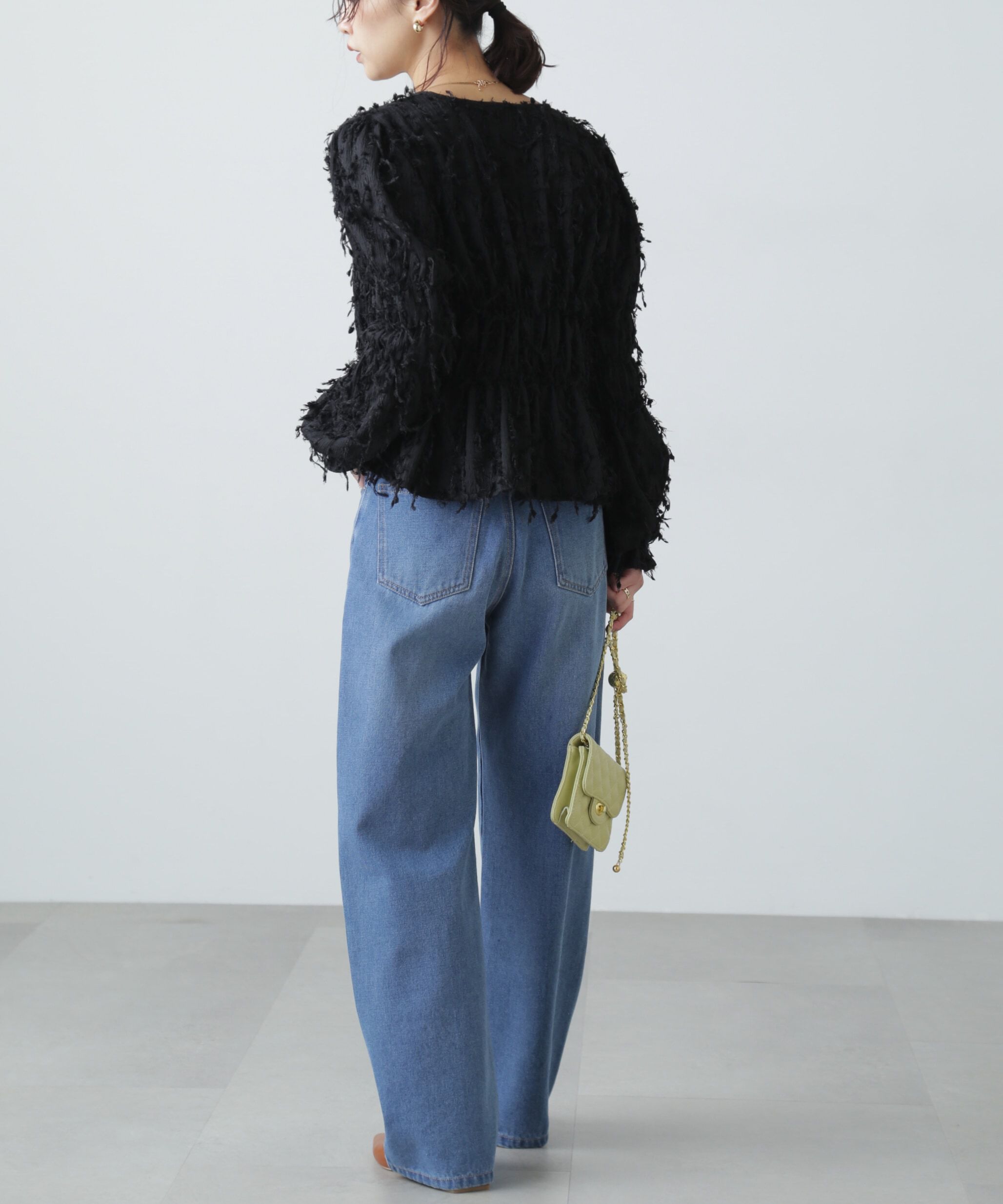  「フリンジジャガードブラウス」|シャツ・ブラウス|