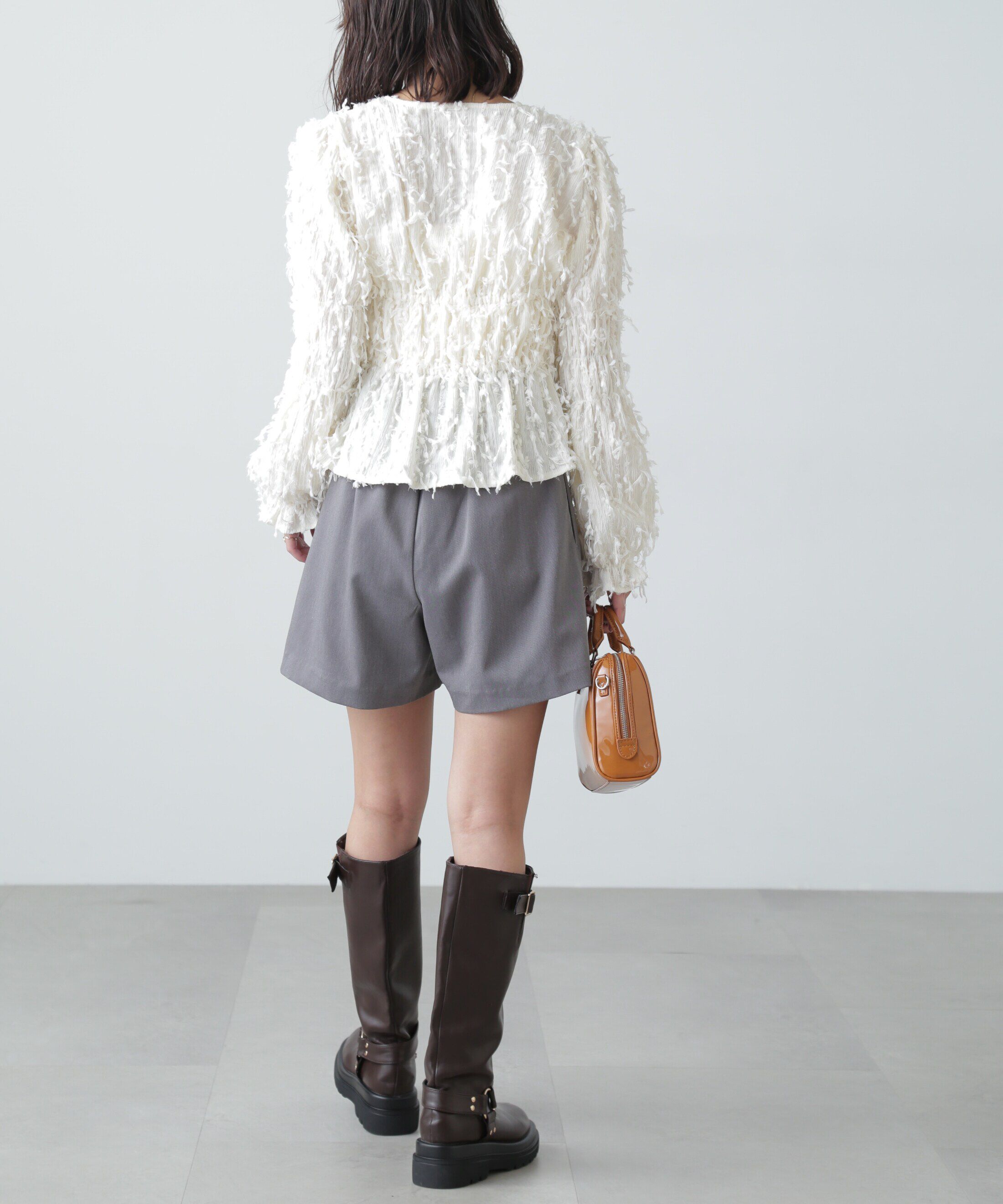  「フリンジジャガードブラウス」|シャツ・ブラウス|