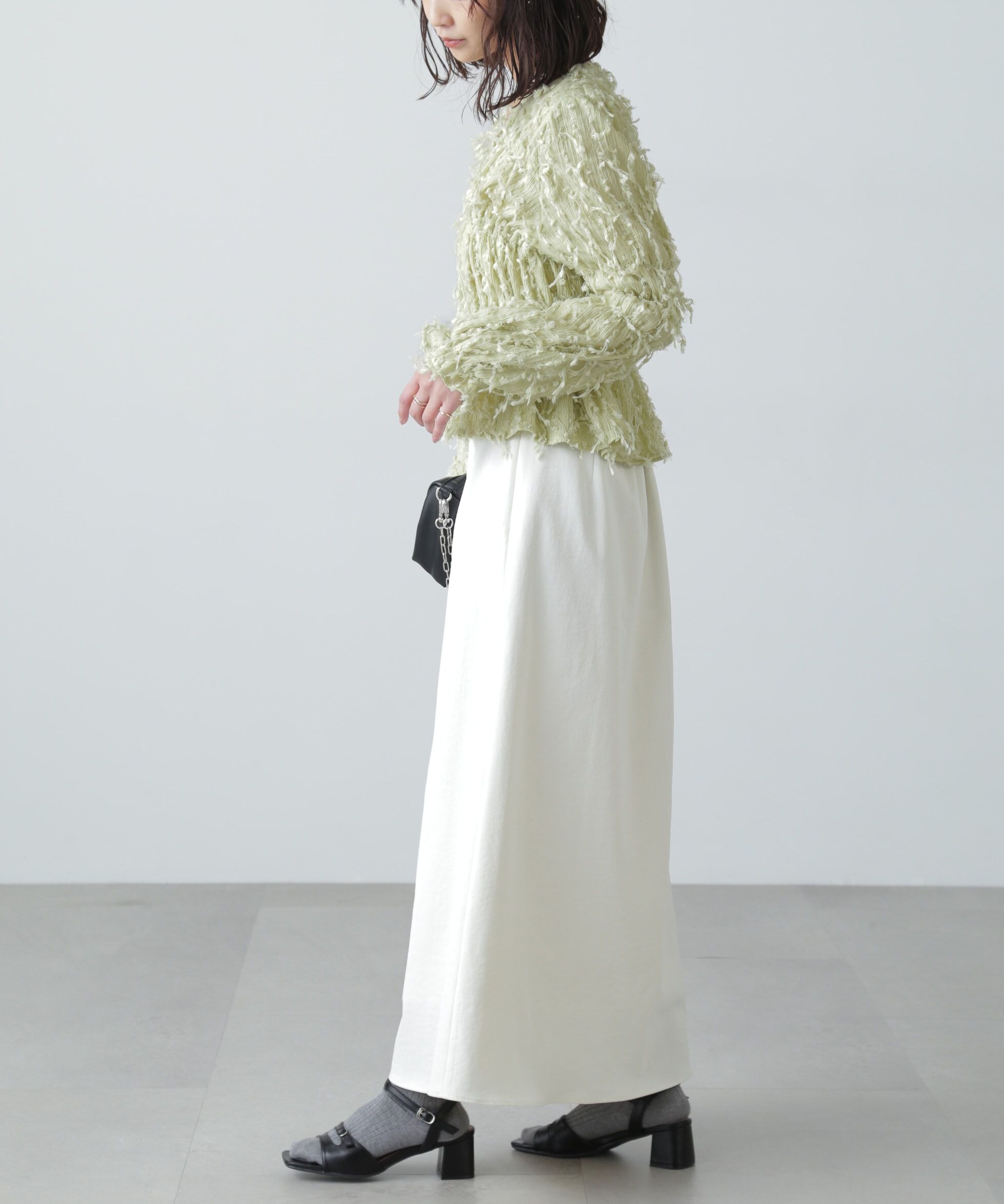  「フリンジジャガードブラウス」|シャツ・ブラウス|