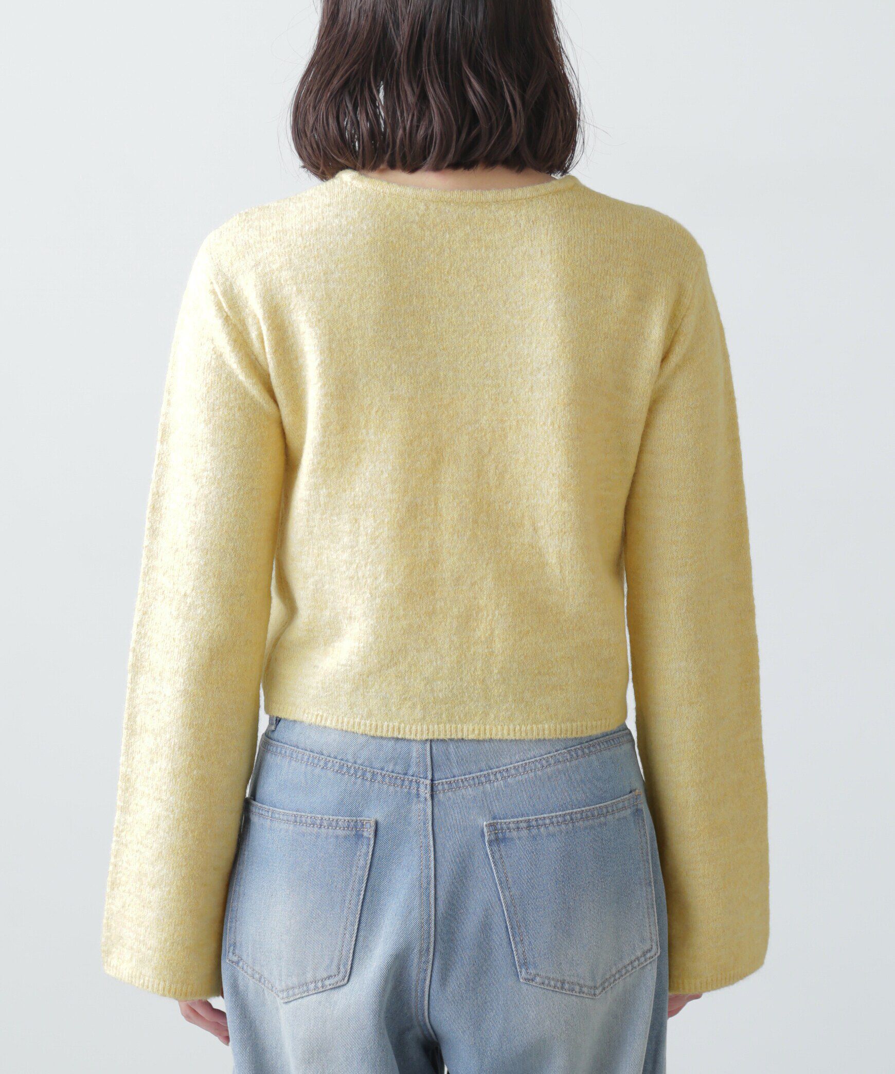  「ドロストクルーネックニット」|ニット・セーター|