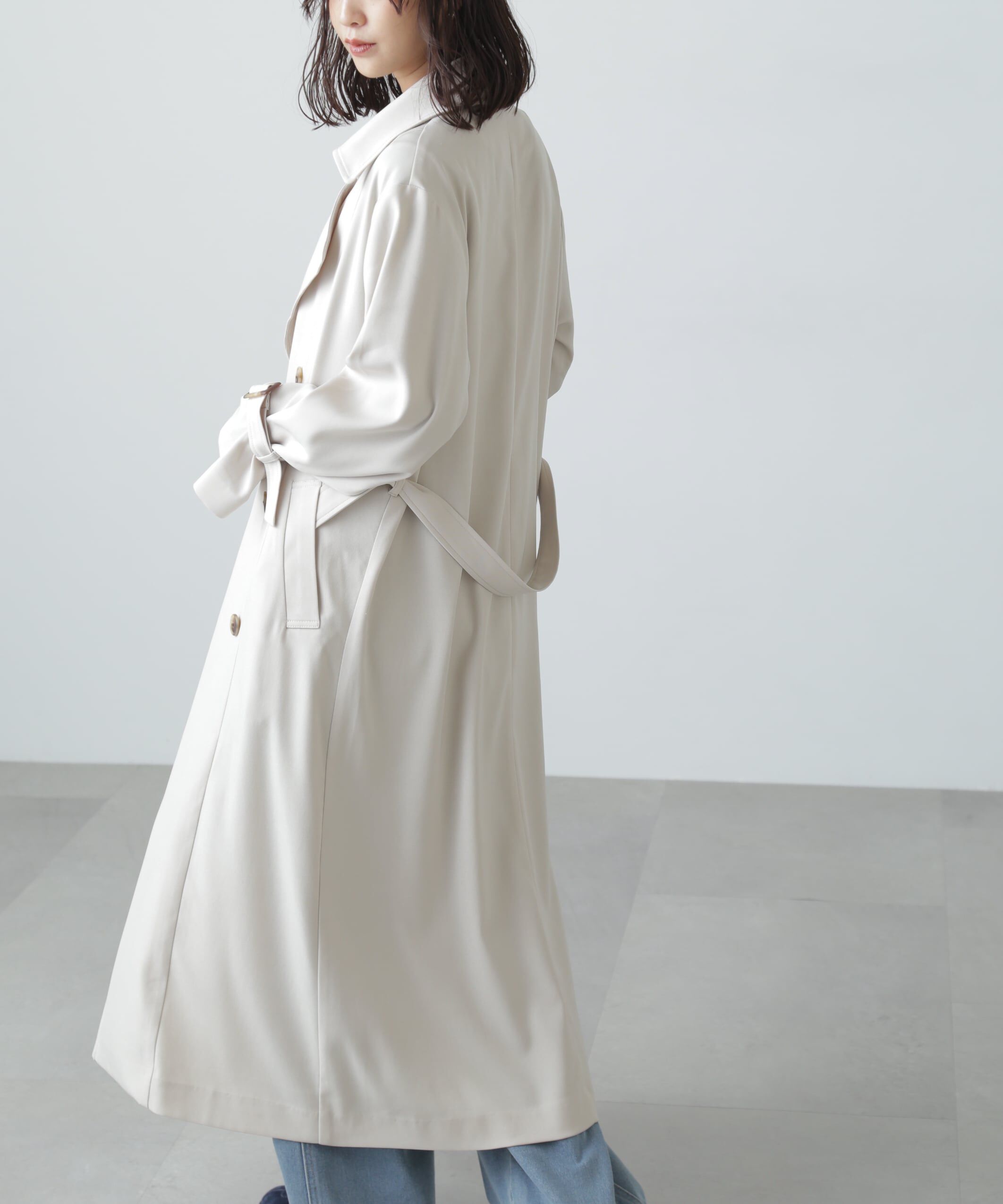  「ケープ付きロングトレンチコート」|その他|