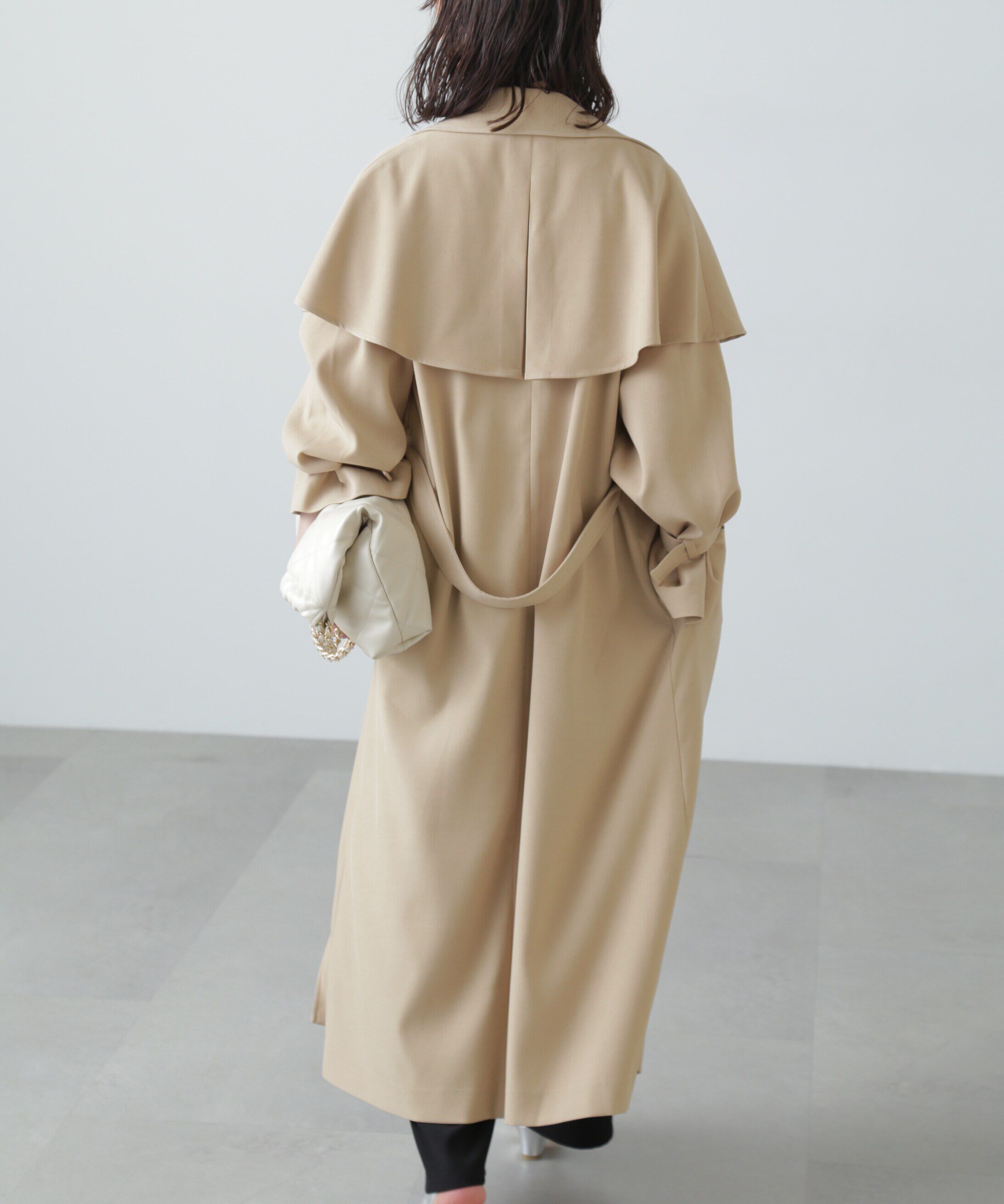  「ケープ付きロングトレンチコート」|その他|