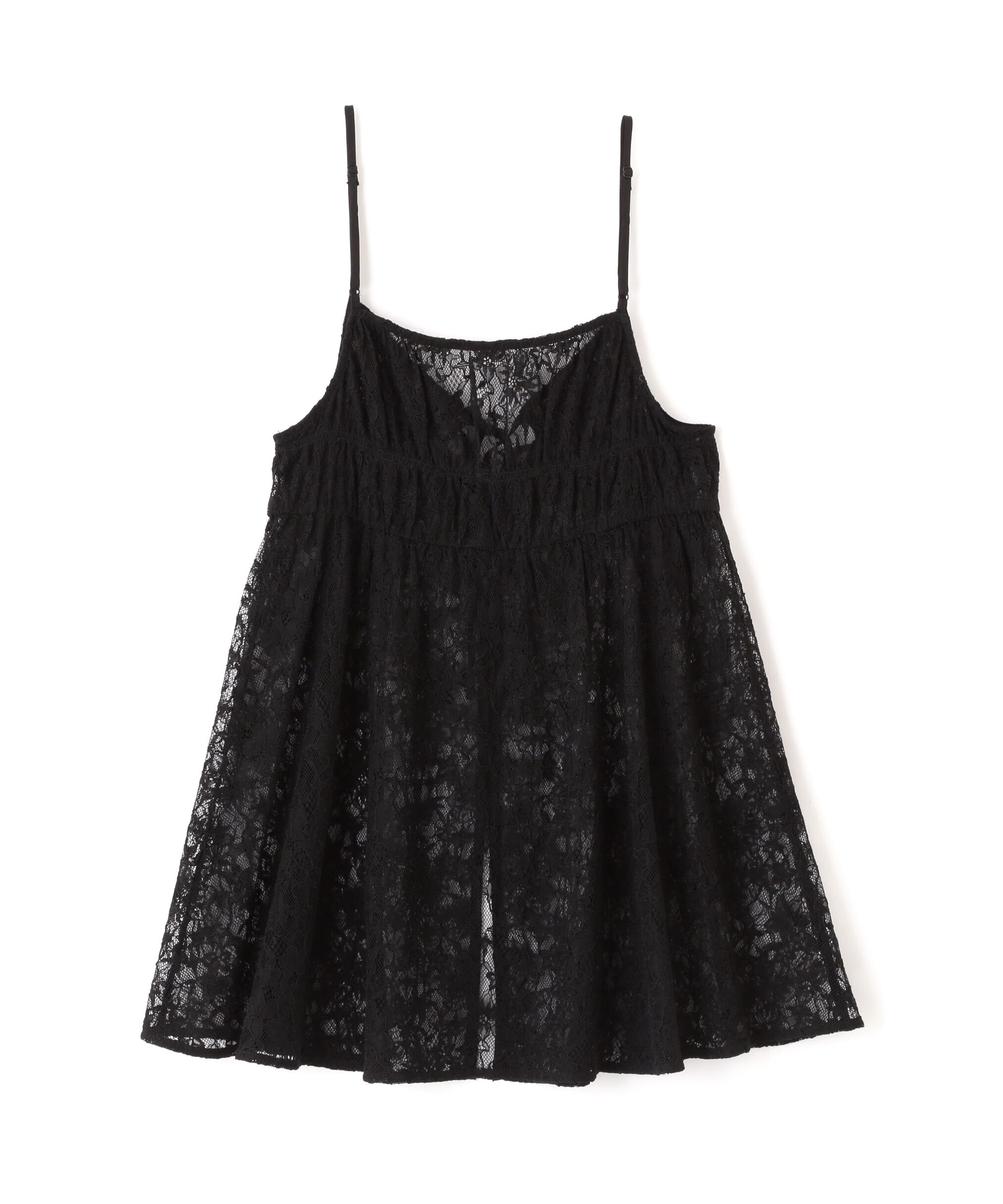  「前後2wayレースチュニックキャミブラウス」|シャツ・ブラウス|