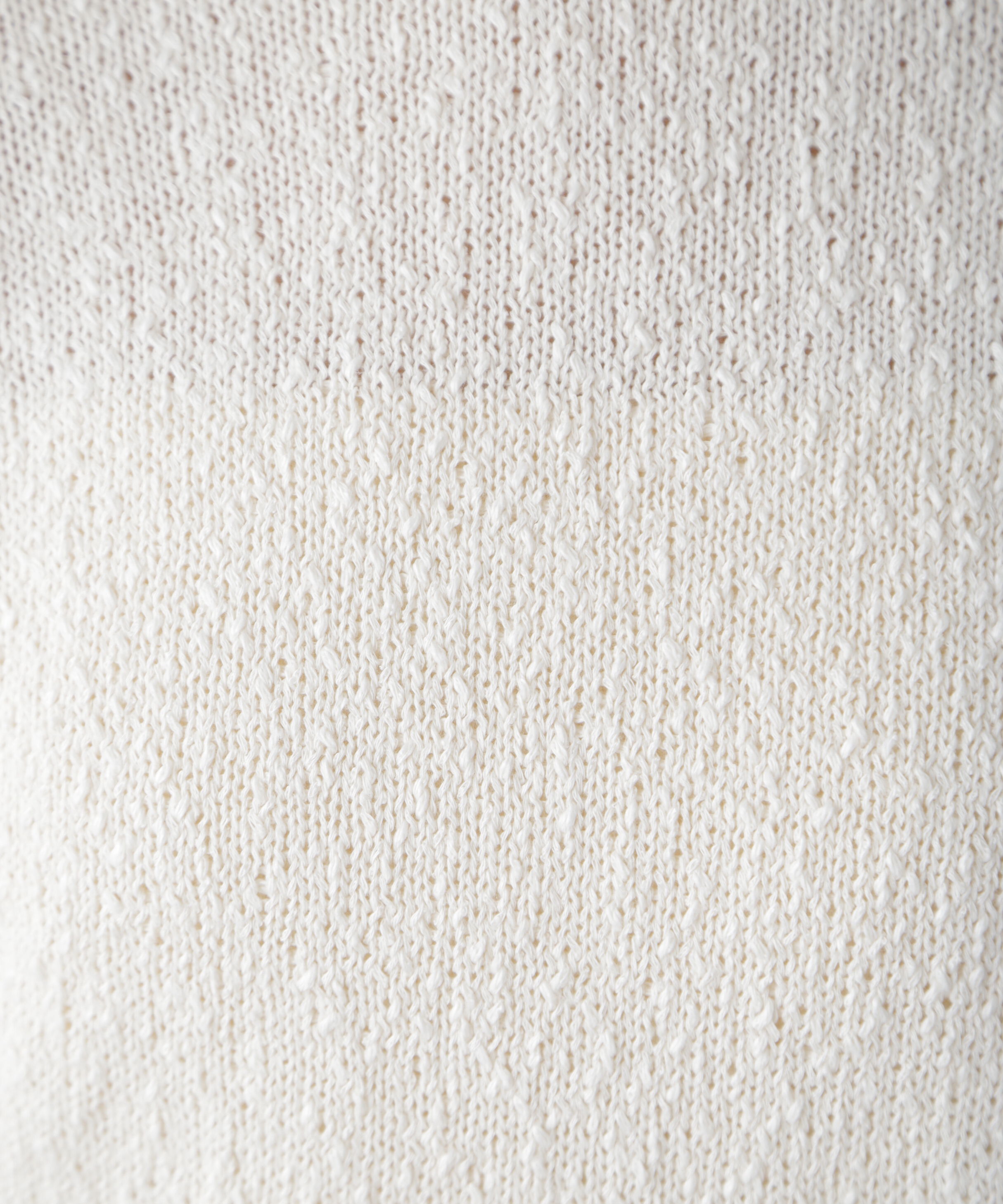  「スラブ編み半袖ニット」|ニット・セーター|