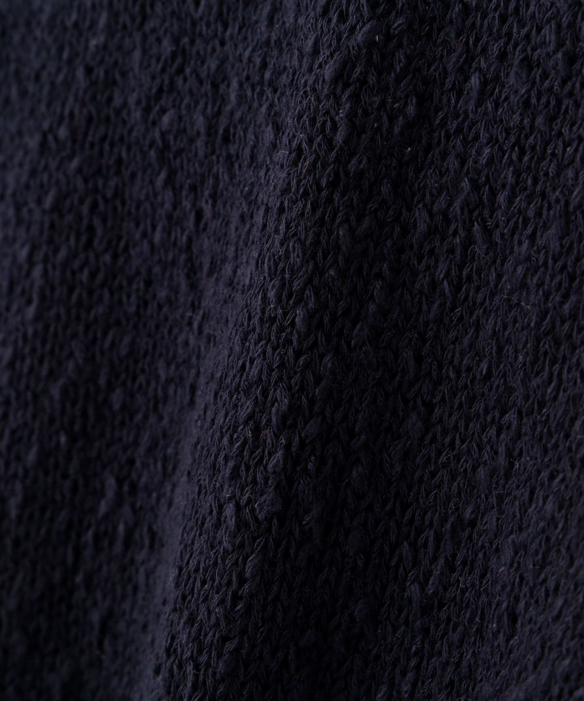  「スラブ編み半袖ニット」|ニット・セーター|