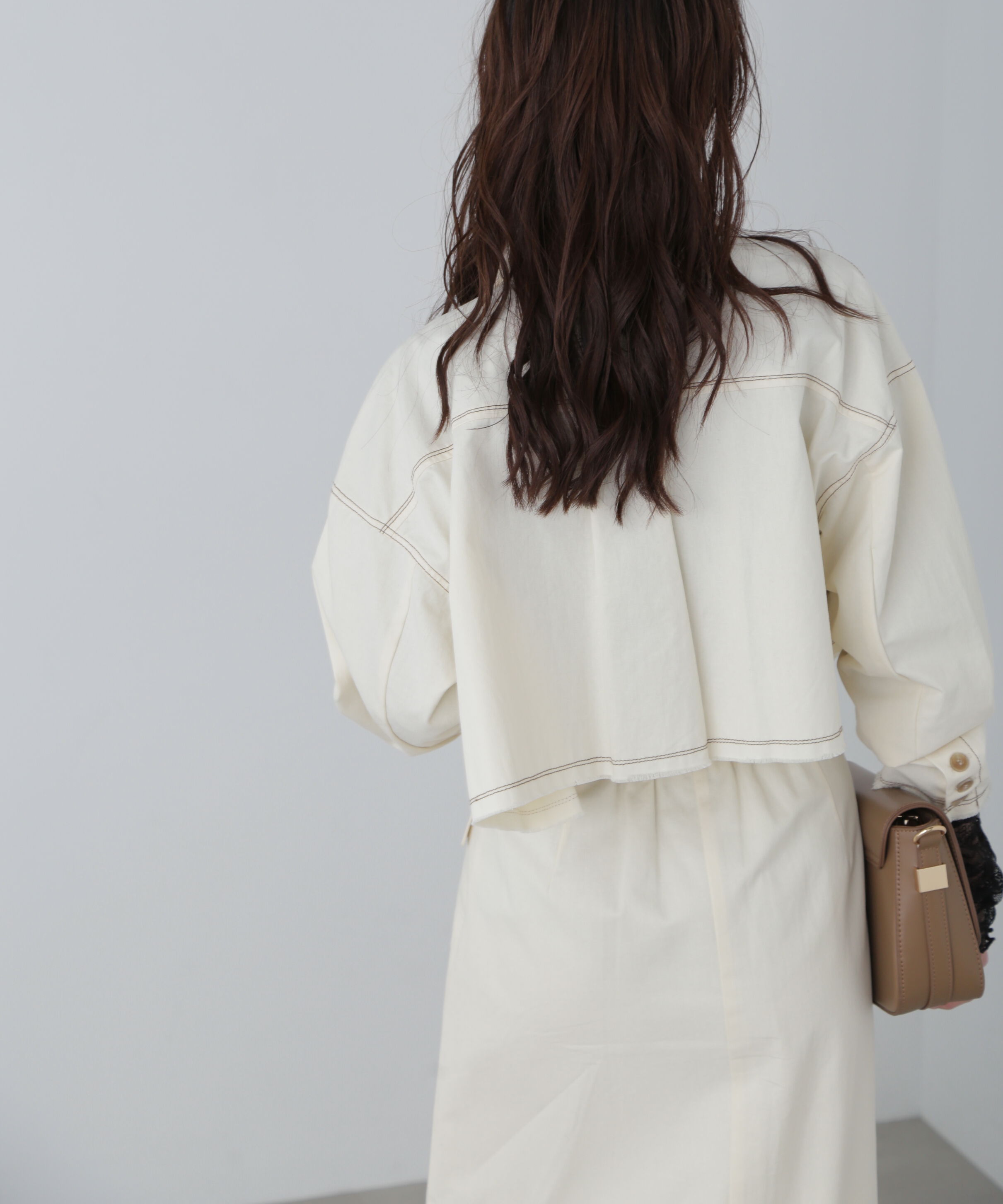  「〈セットアップ対応〉クロップドフリンジブルゾン」|ブルゾン・スタジャン|