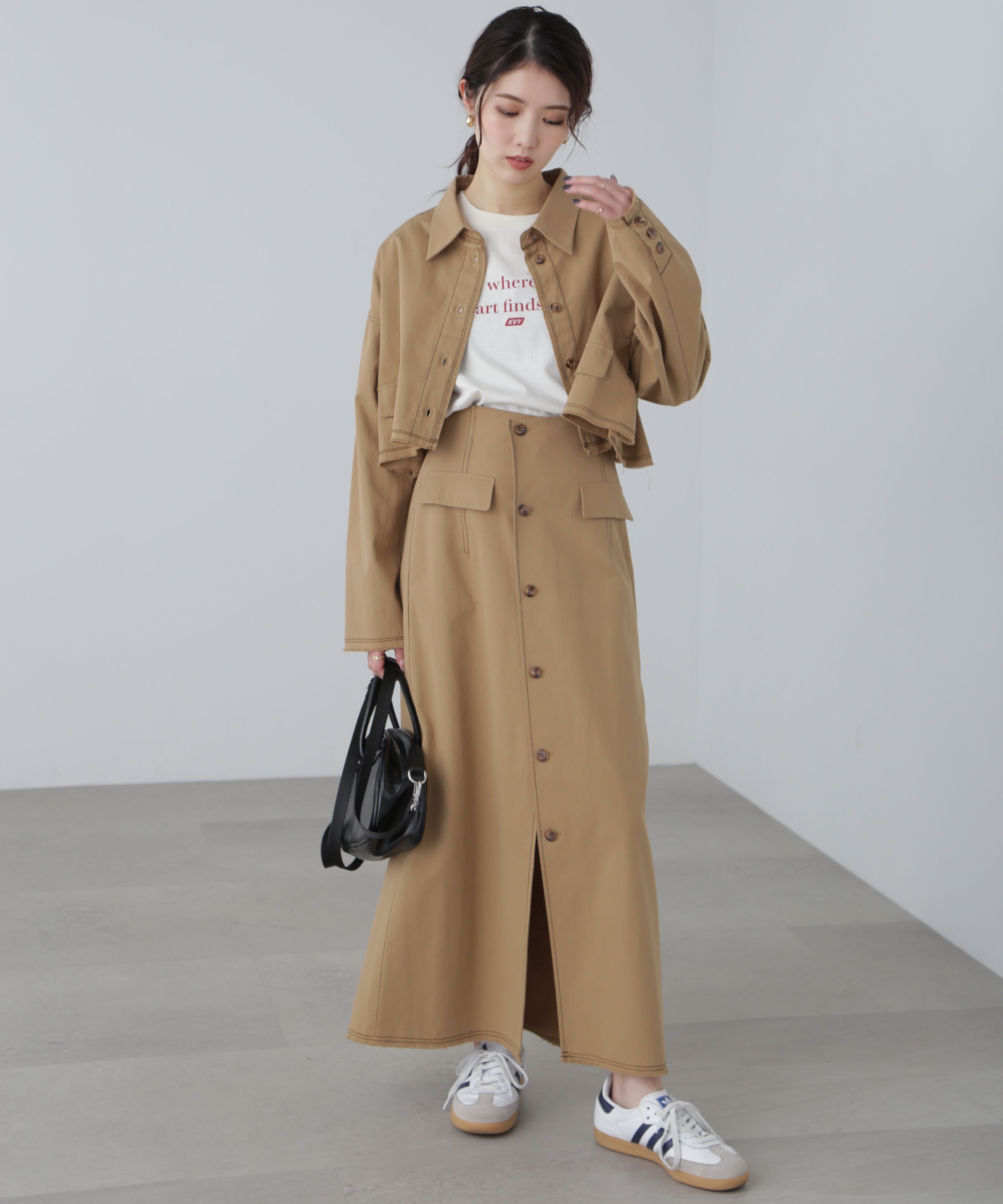  「〈セットアップ対応〉クロップドフリンジブルゾン」|ブルゾン・スタジャン|