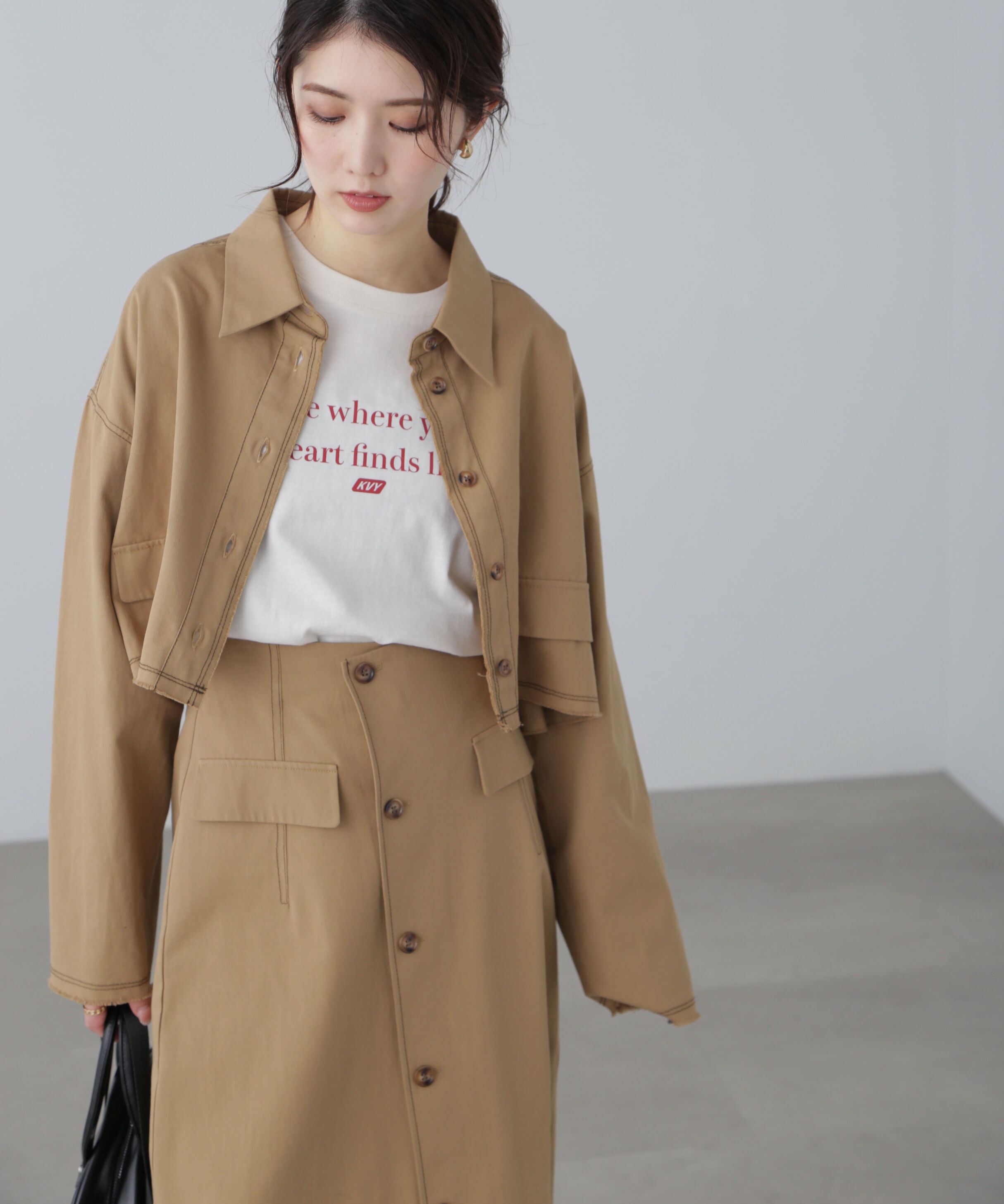  「〈セットアップ対応〉クロップドフリンジブルゾン」|ブルゾン・スタジャン|