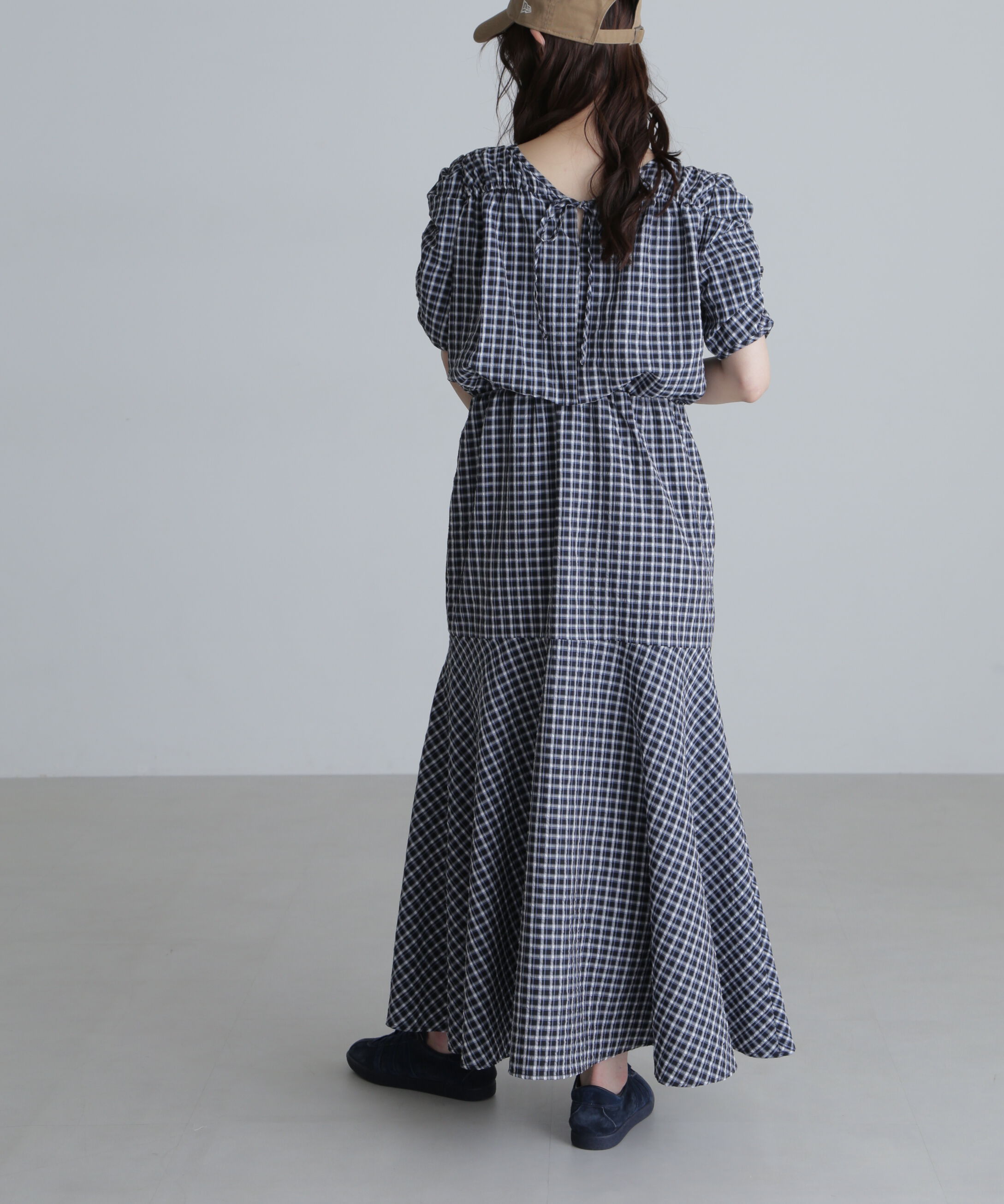  「前後２ＷＡＹボリュームスリーブワンピース」|ワンピース|