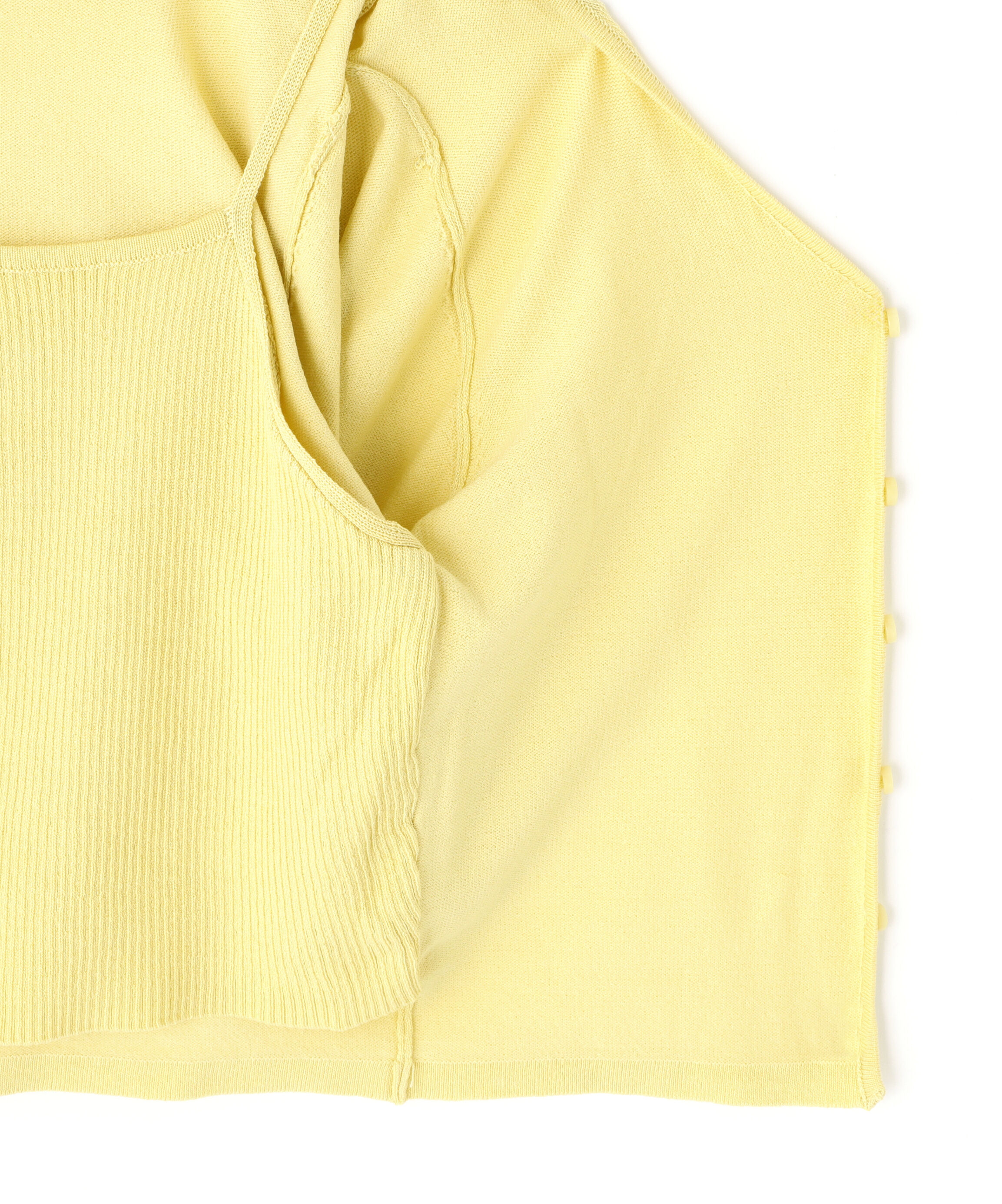  「キャミレイヤードニットカーディガン２」|ニット・セーター|