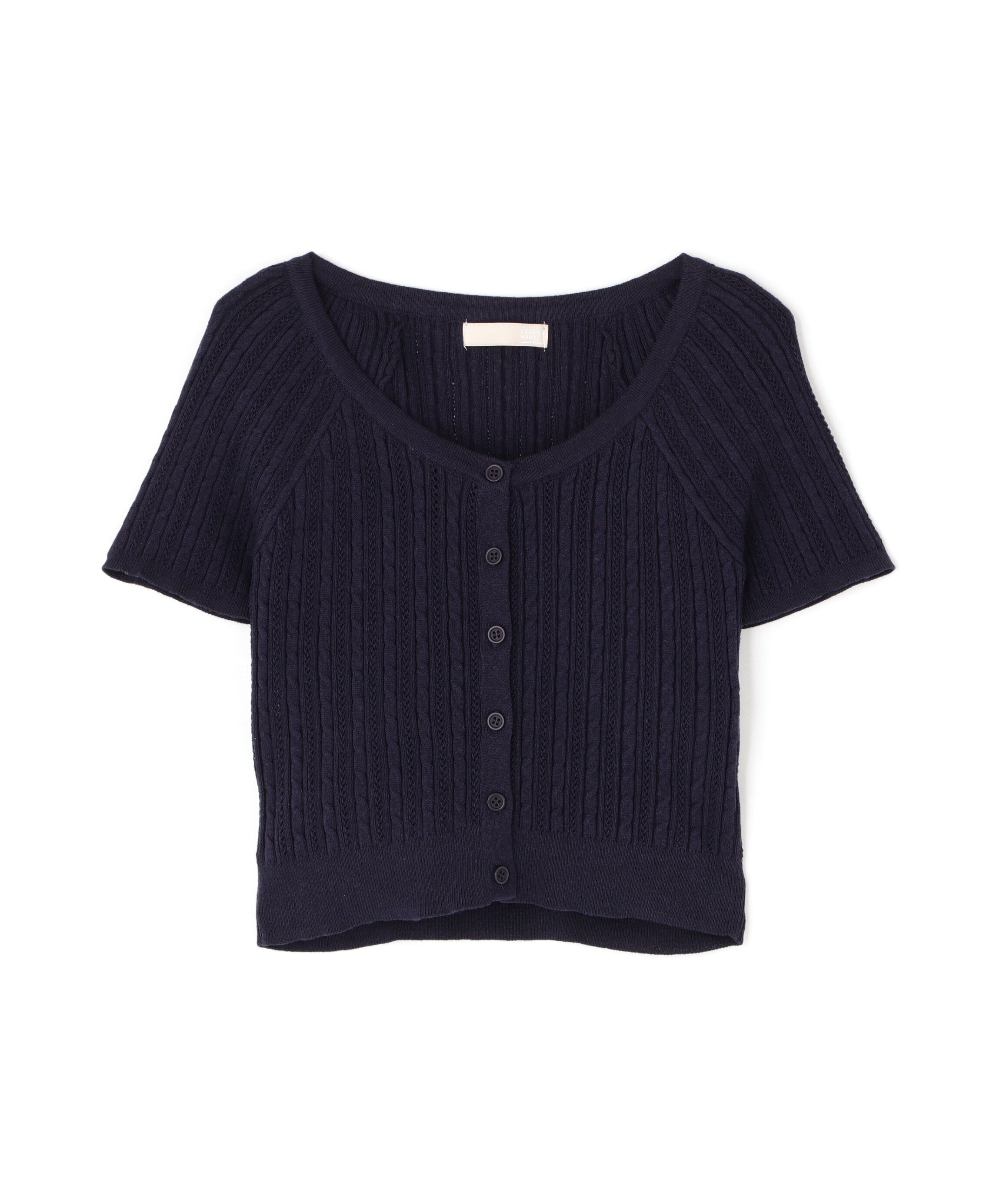  「ミニケーブルショートカーディガン」|ニット・セーター|