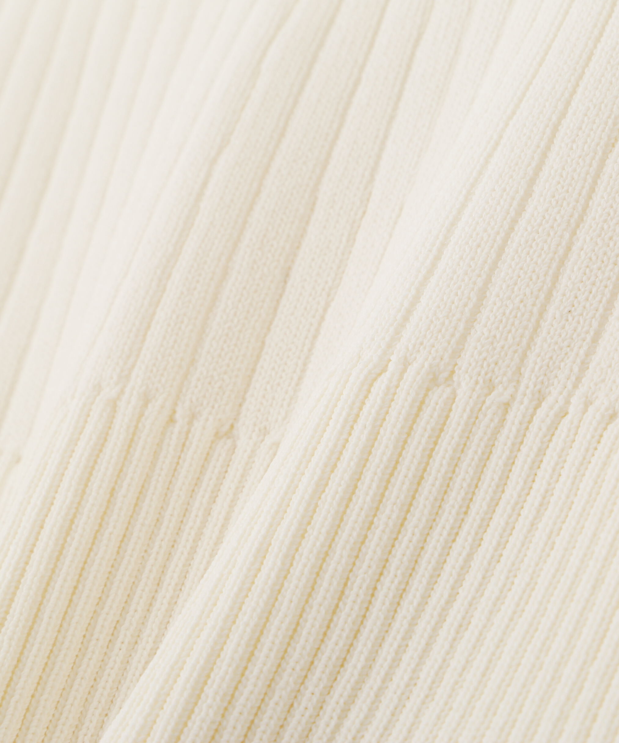  「2wayオフショルフリルリブ半袖ニット」|ニット・セーター|