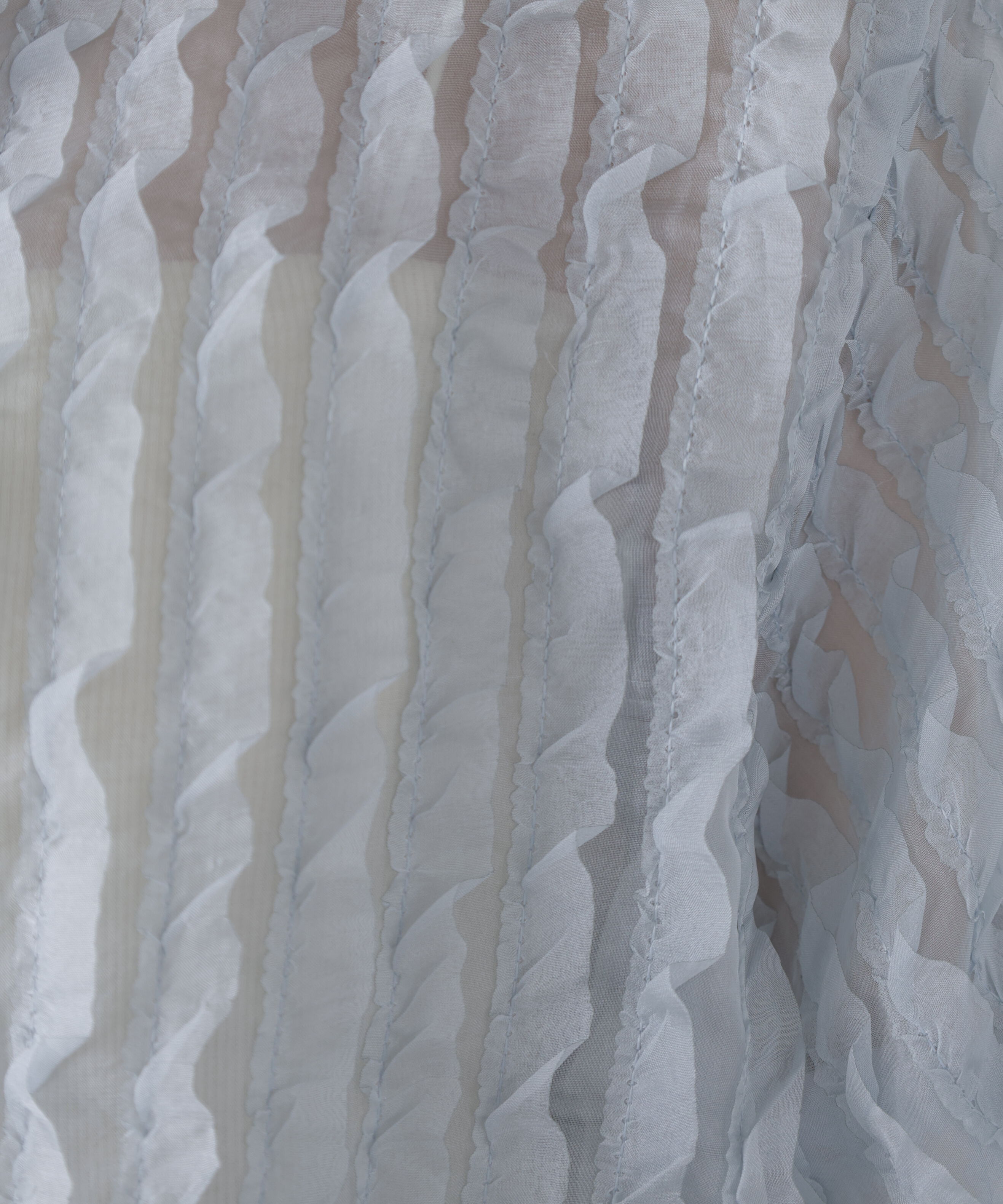  「シアーフリルフロントリボンブラウス」|シャツ・ブラウス|