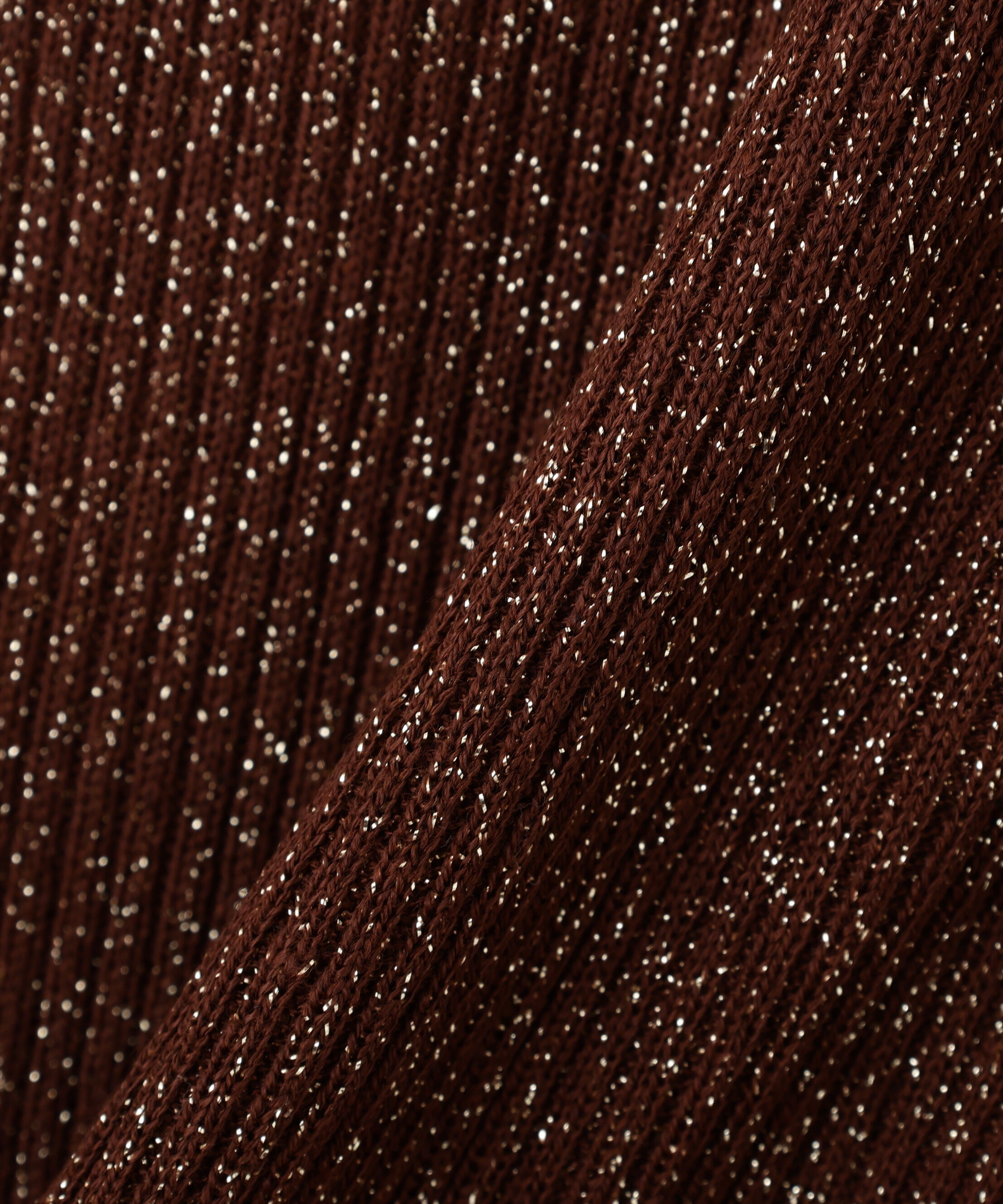  「衿付きラメニットカーディガン」|ニット・セーター|