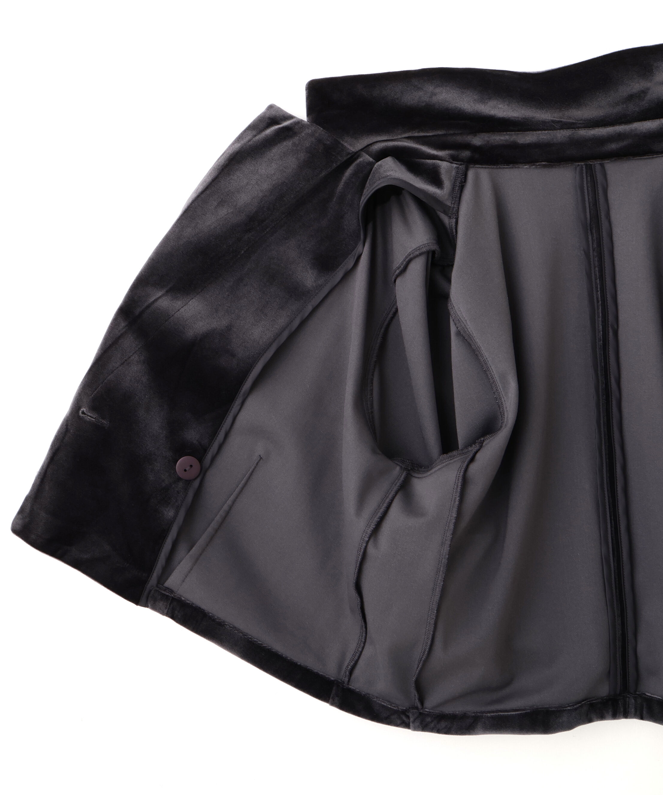  「金ボタンベロアクロップドジャケット」|その他|