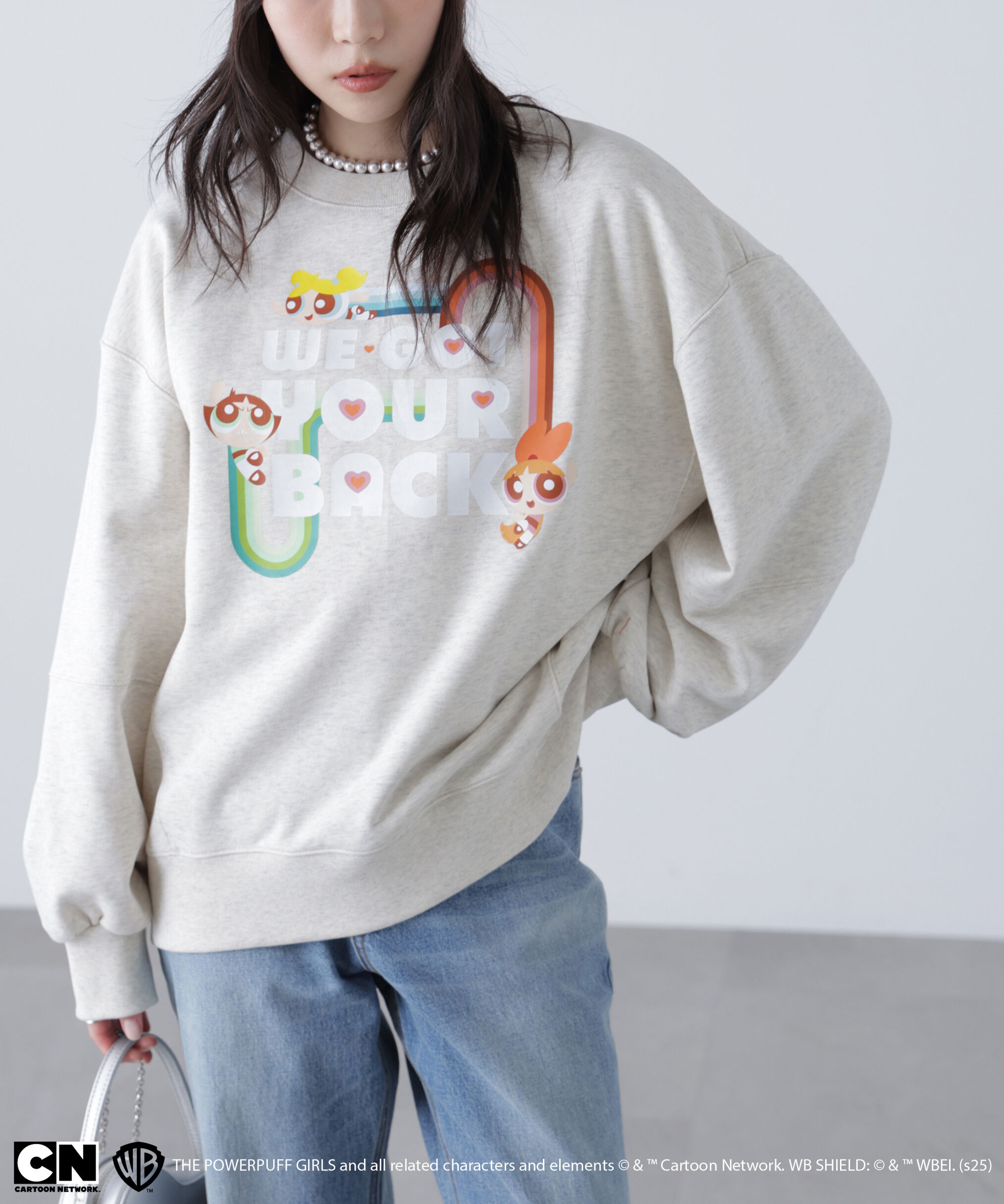  「〈パワーパフガールズ〉プリントスウェット」|Tシャツ・カットソー|グレー