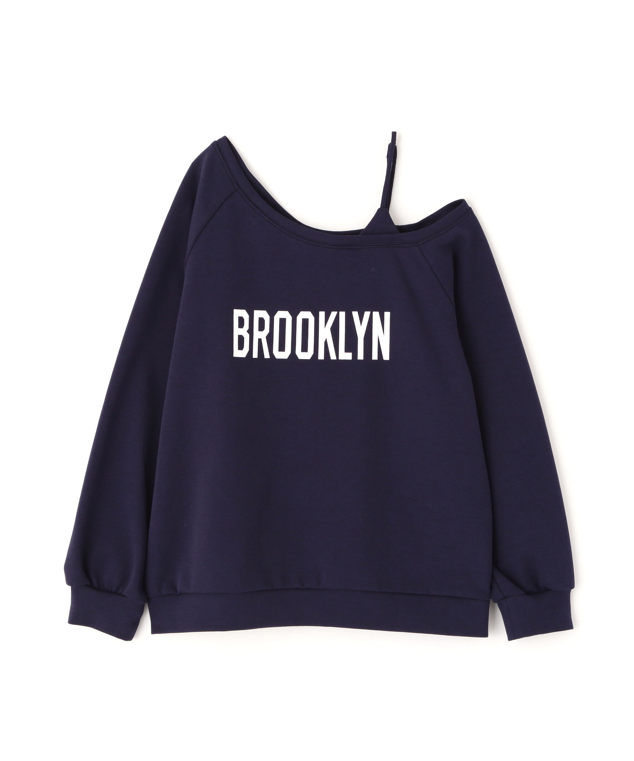  「ワンショルロゴプリントスウェット」|Tシャツ・カットソー|