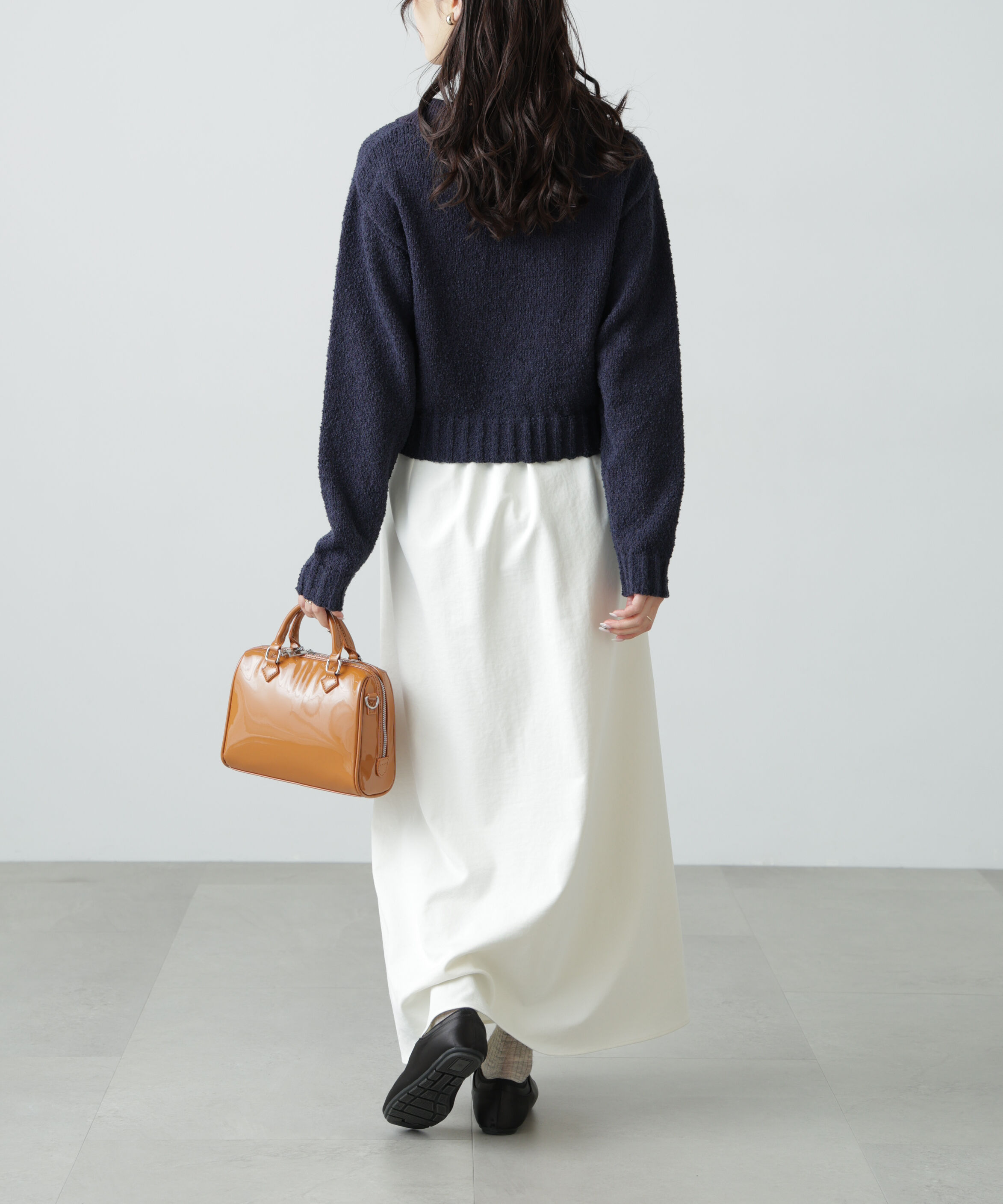  「ミニブークレツイードライクニットカーディガン」|ニット・セーター|