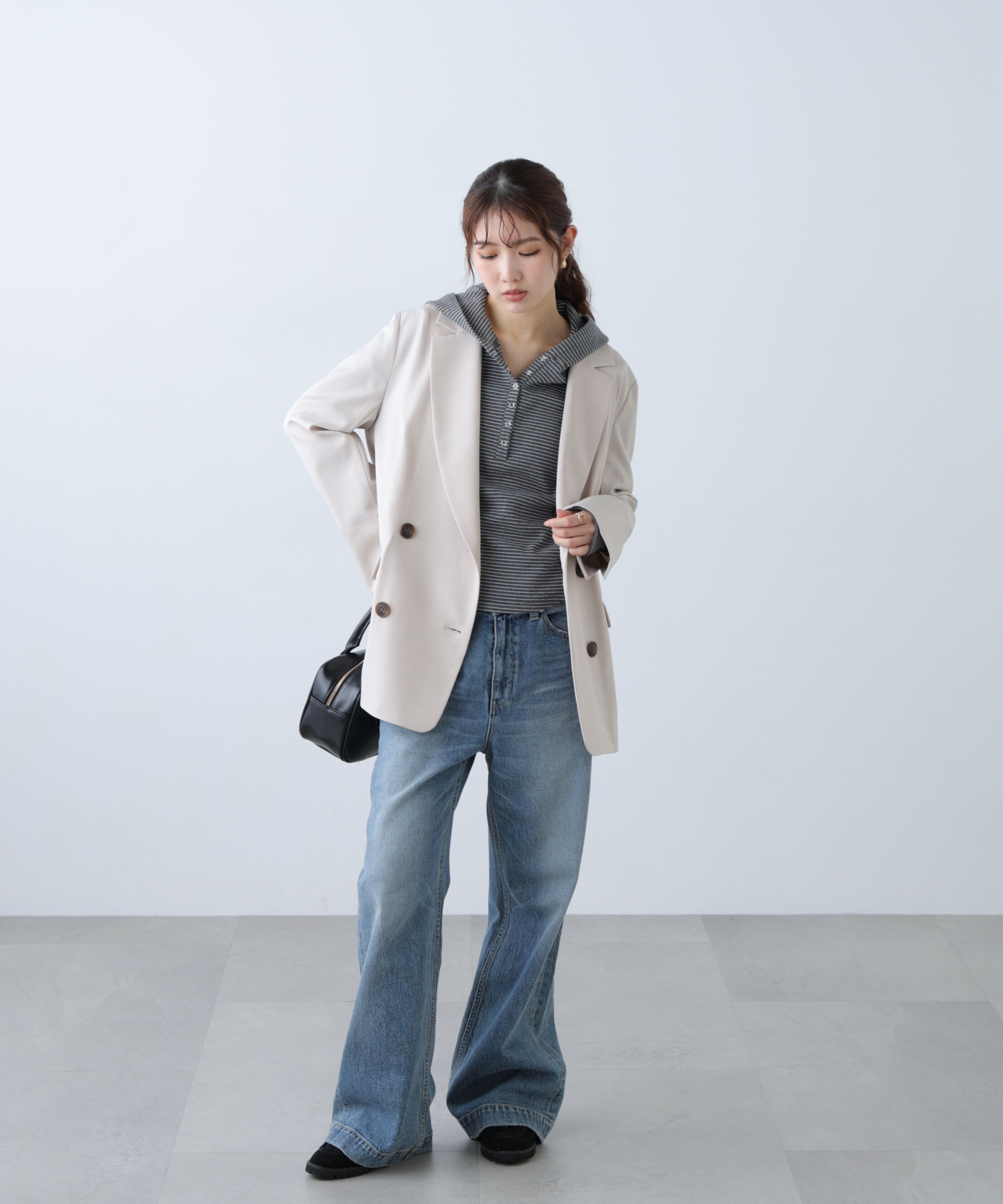  「梳毛調合繊ダブルブレストジャケット」|その他|