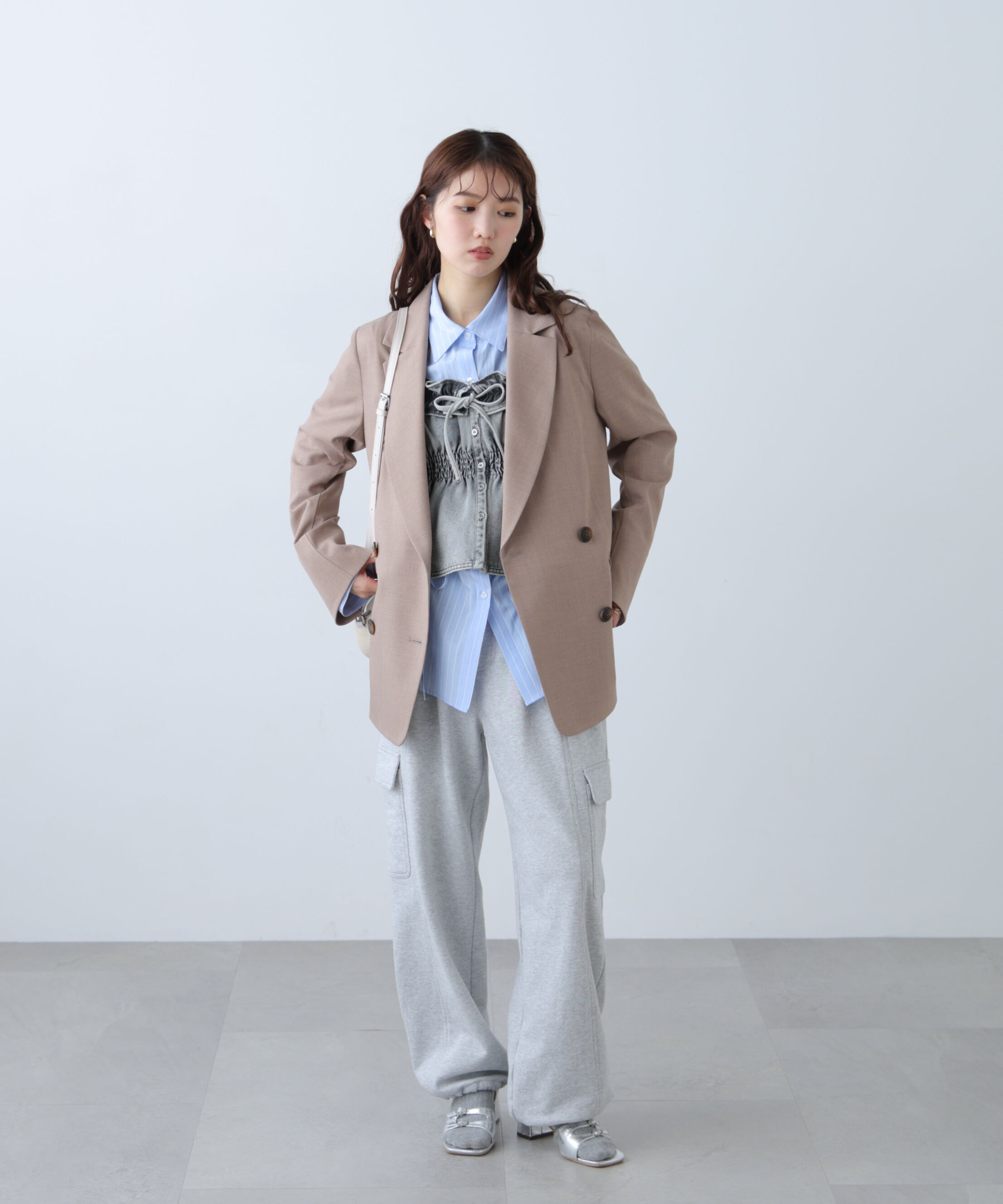  「梳毛調合繊ダブルブレストジャケット」|その他|