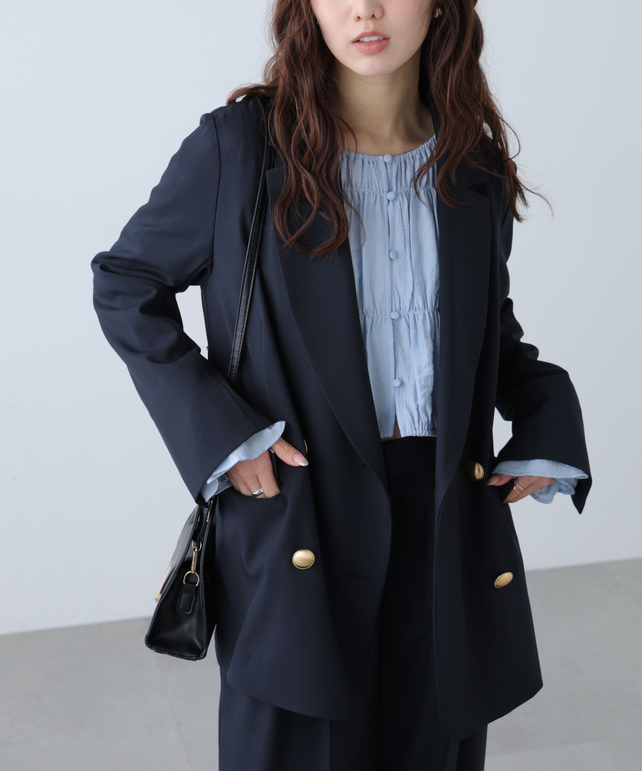  「梳毛調合繊ダブルブレストジャケット」|その他|