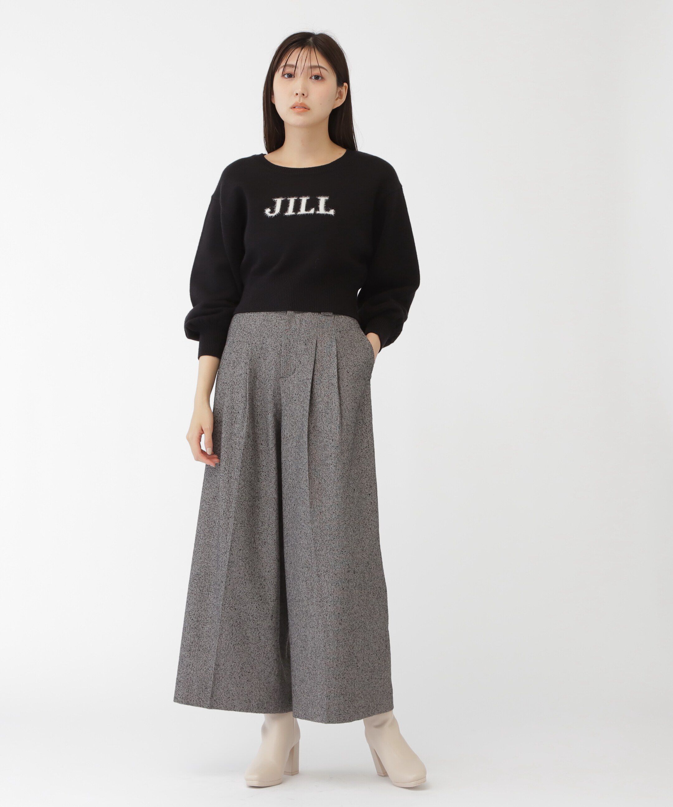  「バリエ―ションジャガードロゴニット」|ニット・セーター|