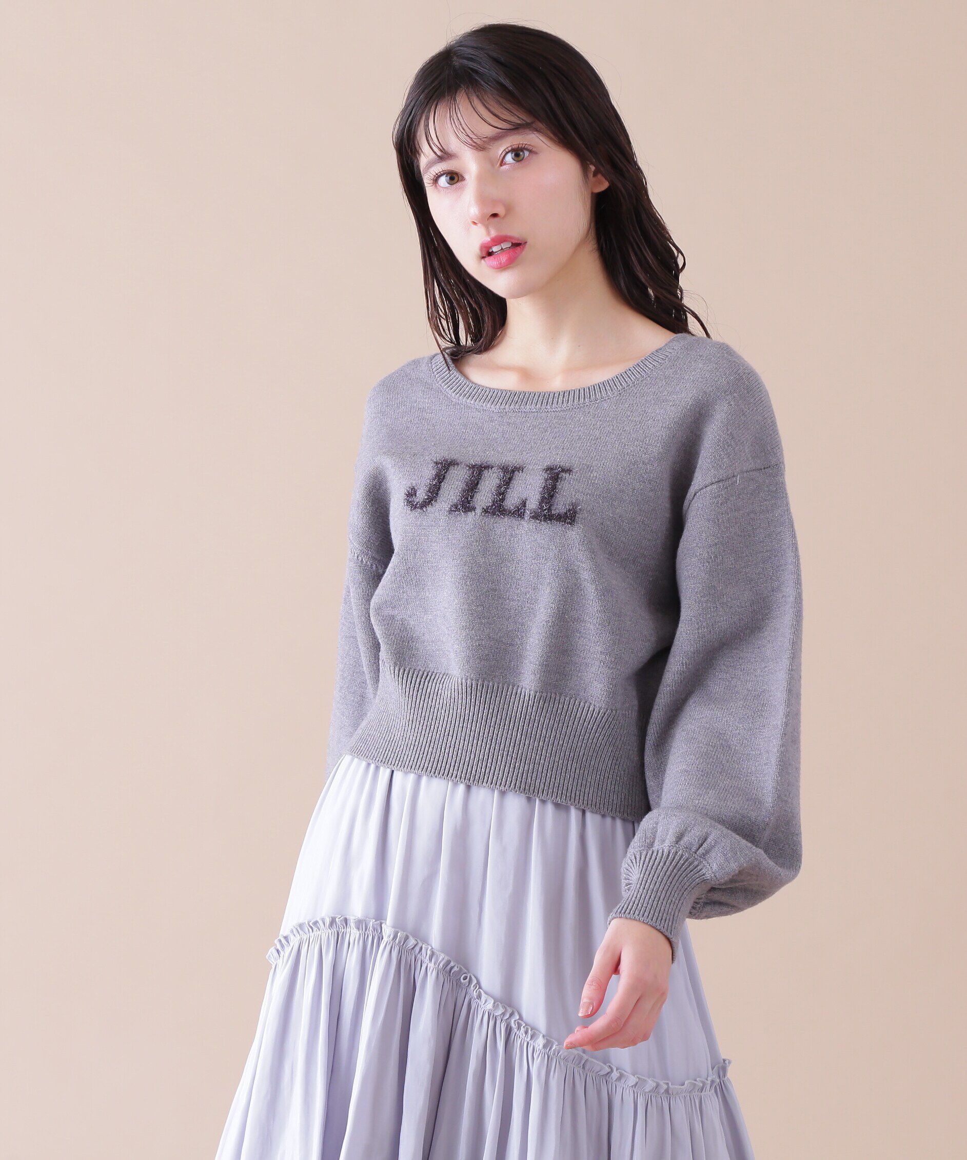  「バリエ―ションジャガードロゴニット」|ニット・セーター|