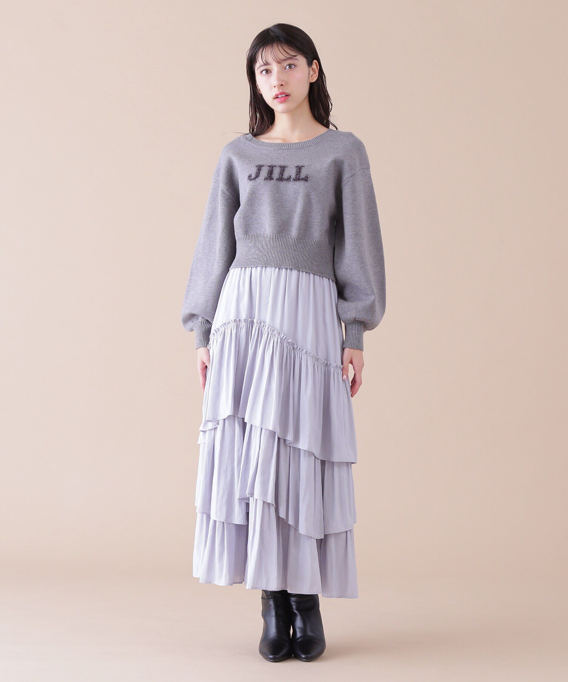  「バリエ―ションジャガードロゴニット」|ニット・セーター|