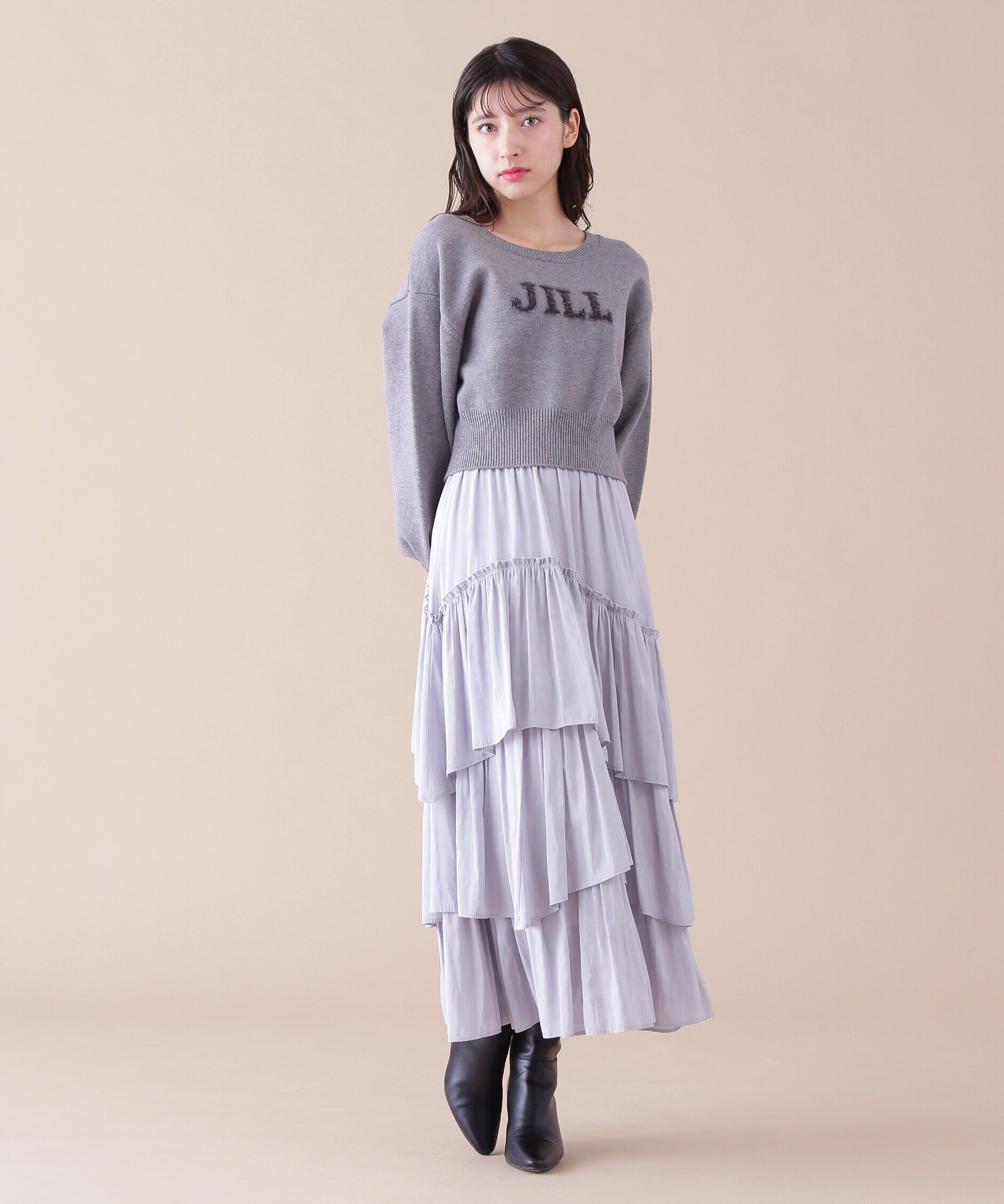  「バリエ―ションジャガードロゴニット」|ニット・セーター|