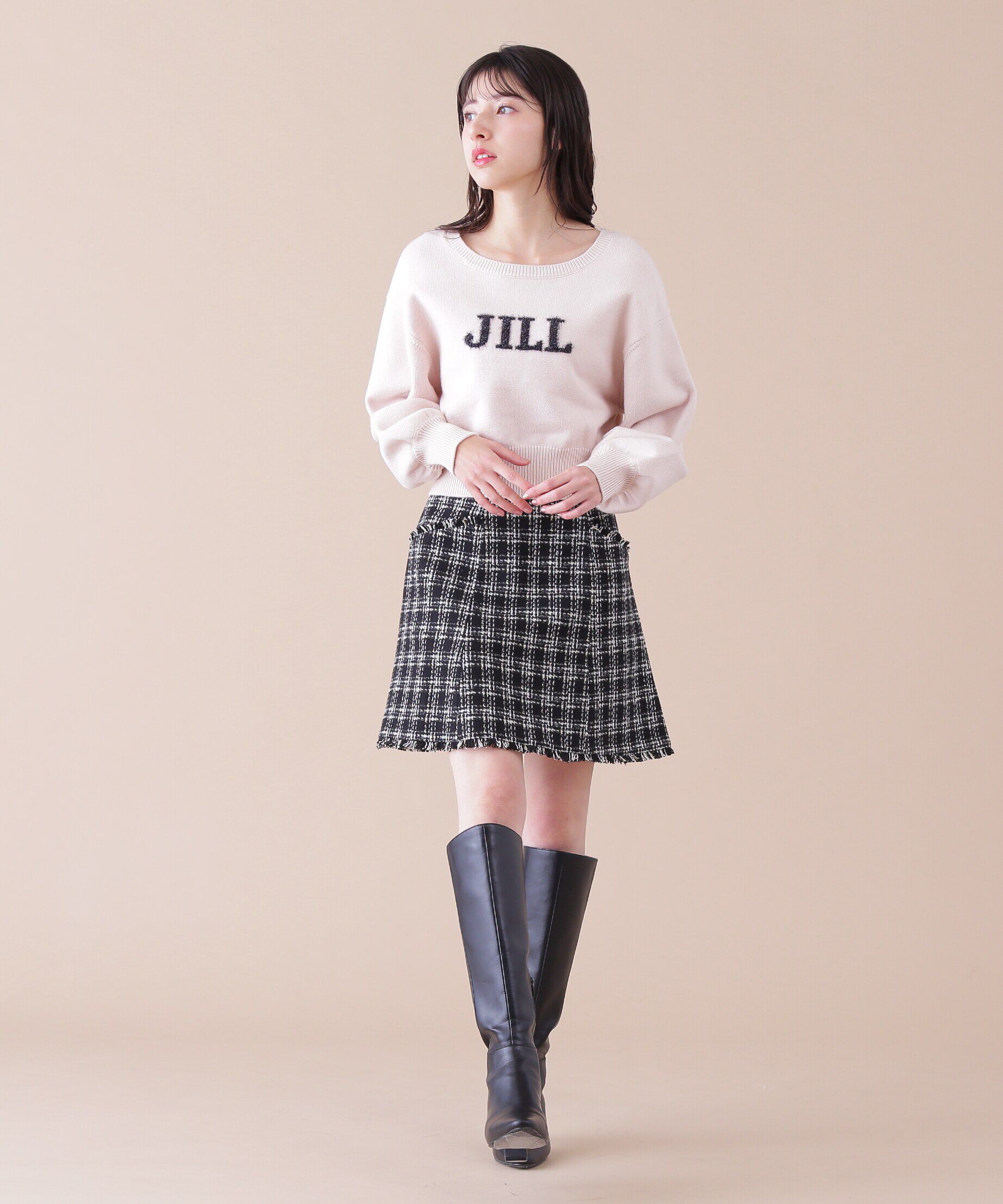  「バリエ―ションジャガードロゴニット」|ニット・セーター|