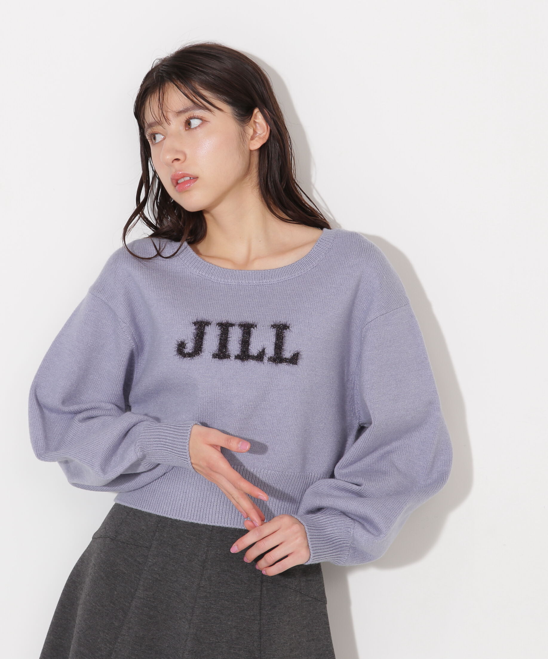  「バリエ―ションジャガードロゴニット」|ニット・セーター|