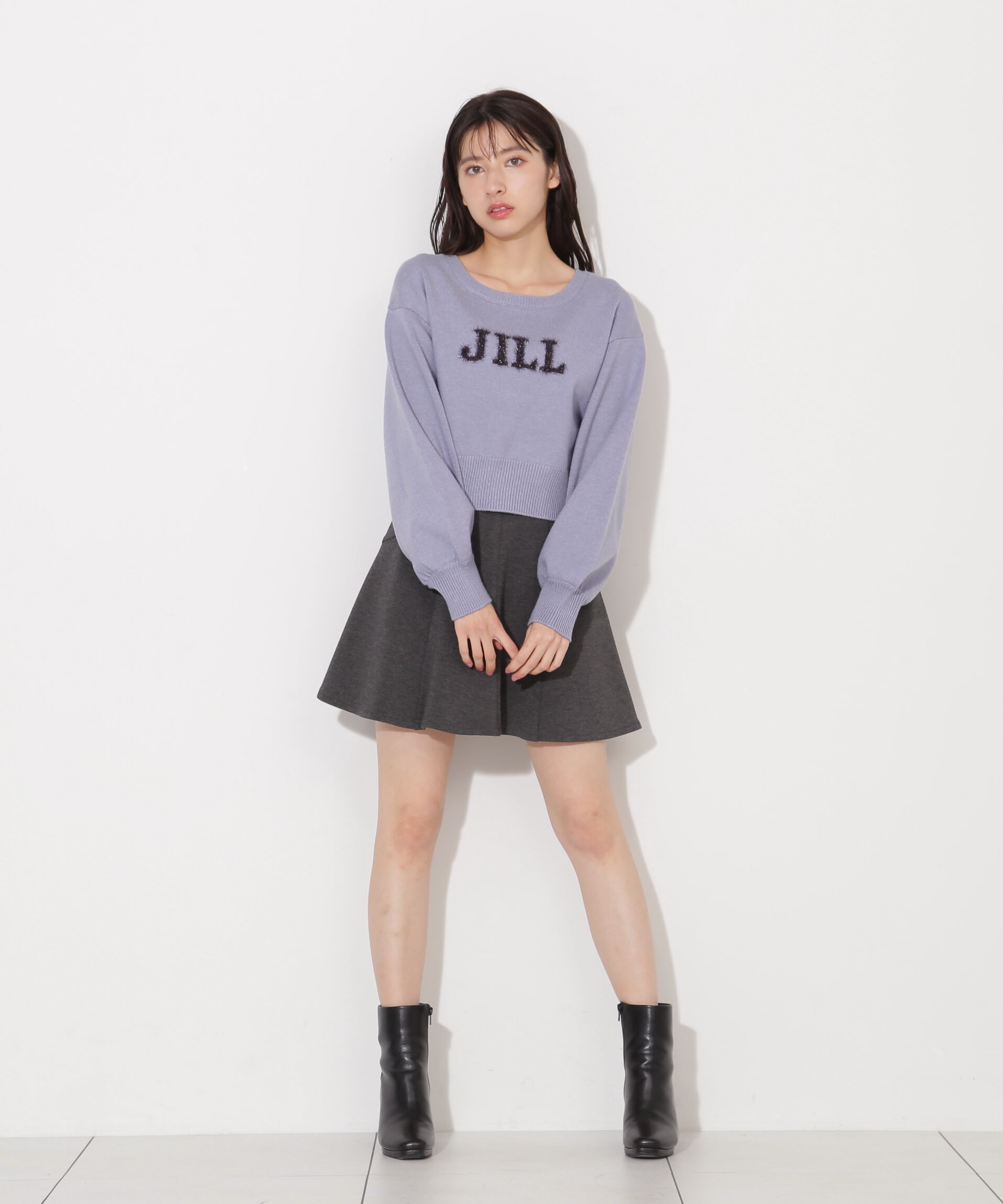  「バリエ―ションジャガードロゴニット」|ニット・セーター|