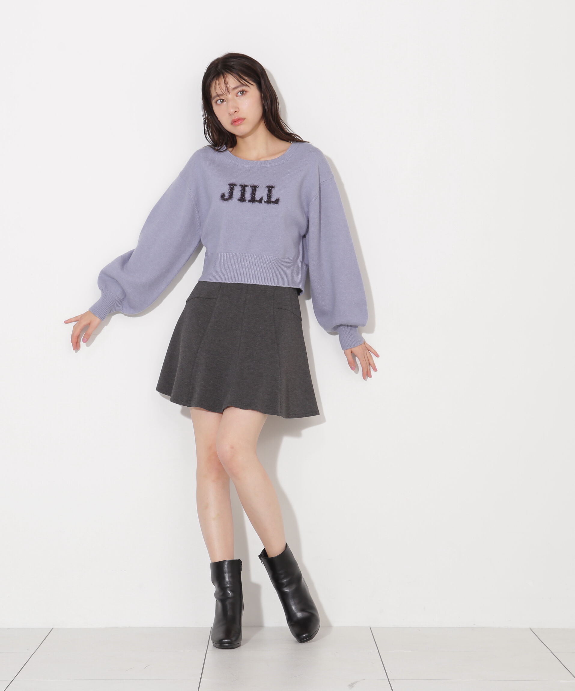  「バリエ―ションジャガードロゴニット」|ニット・セーター|