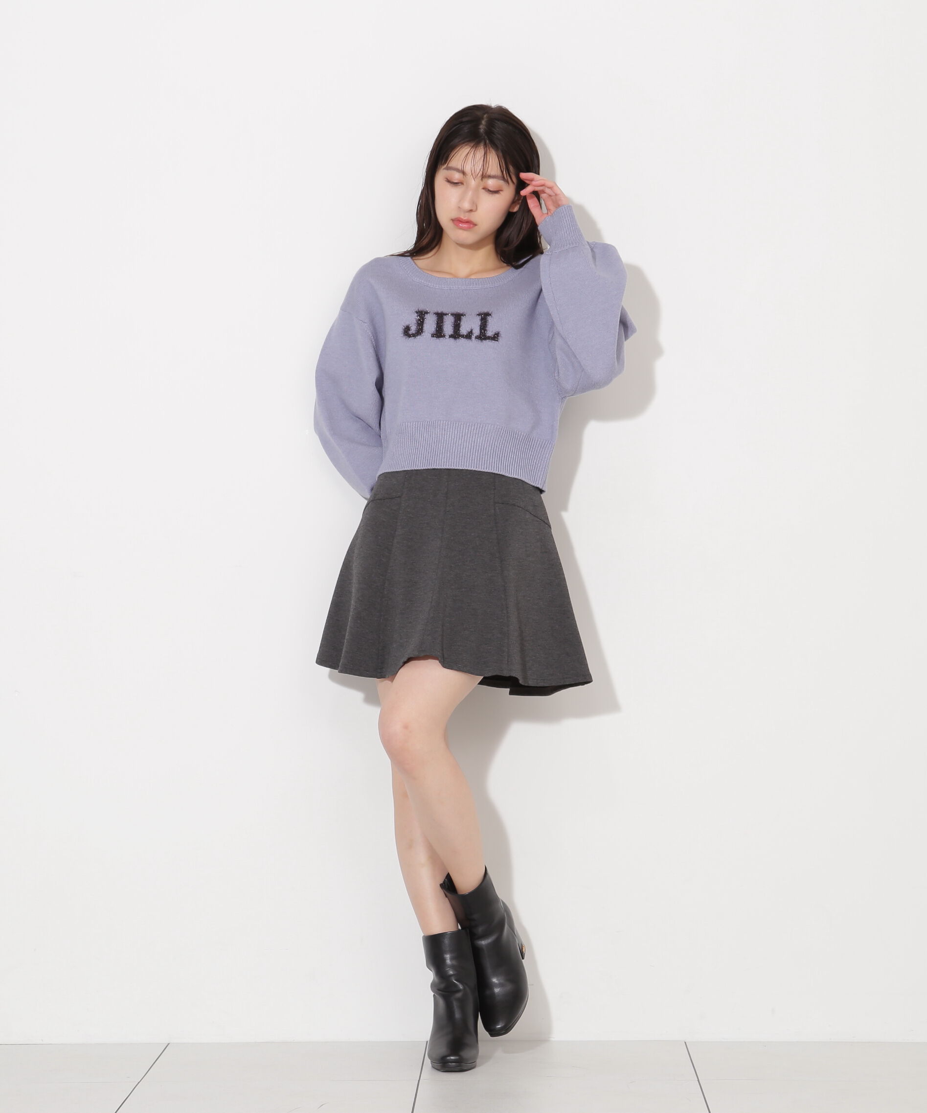  「バリエ―ションジャガードロゴニット」|ニット・セーター|