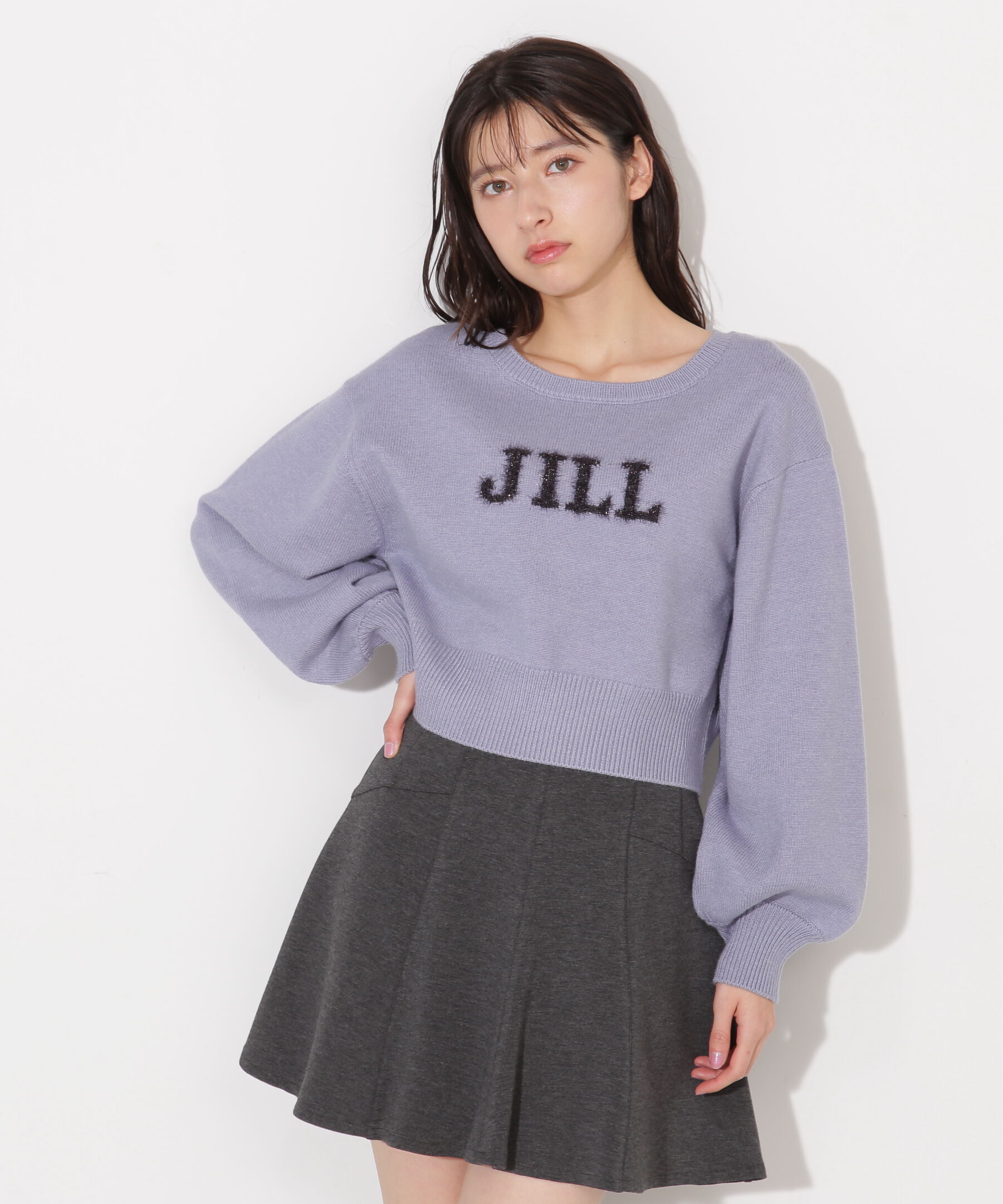  「バリエ―ションジャガードロゴニット」|ニット・セーター|