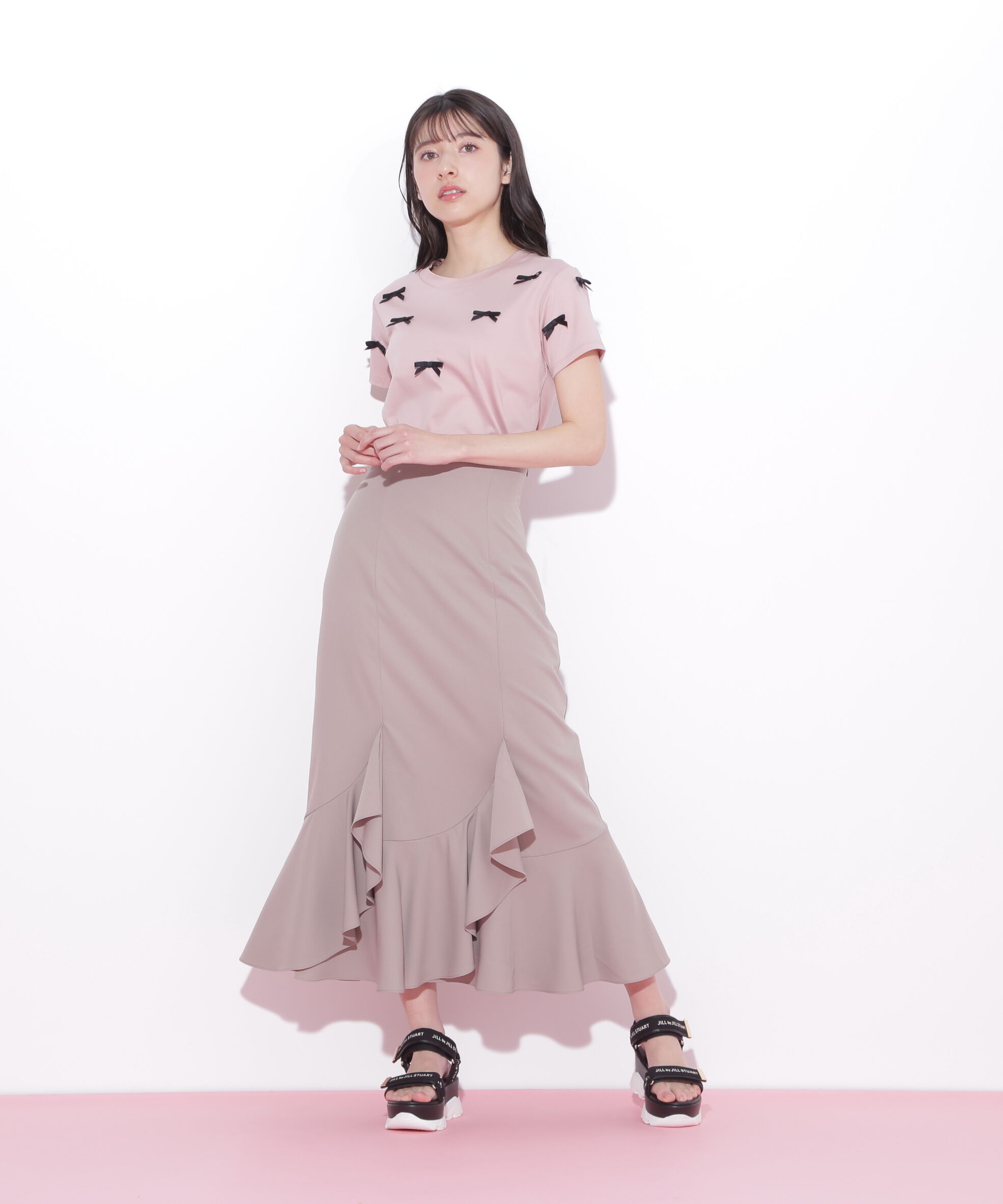  「ラッフルマーメイドスカート」|スカート|