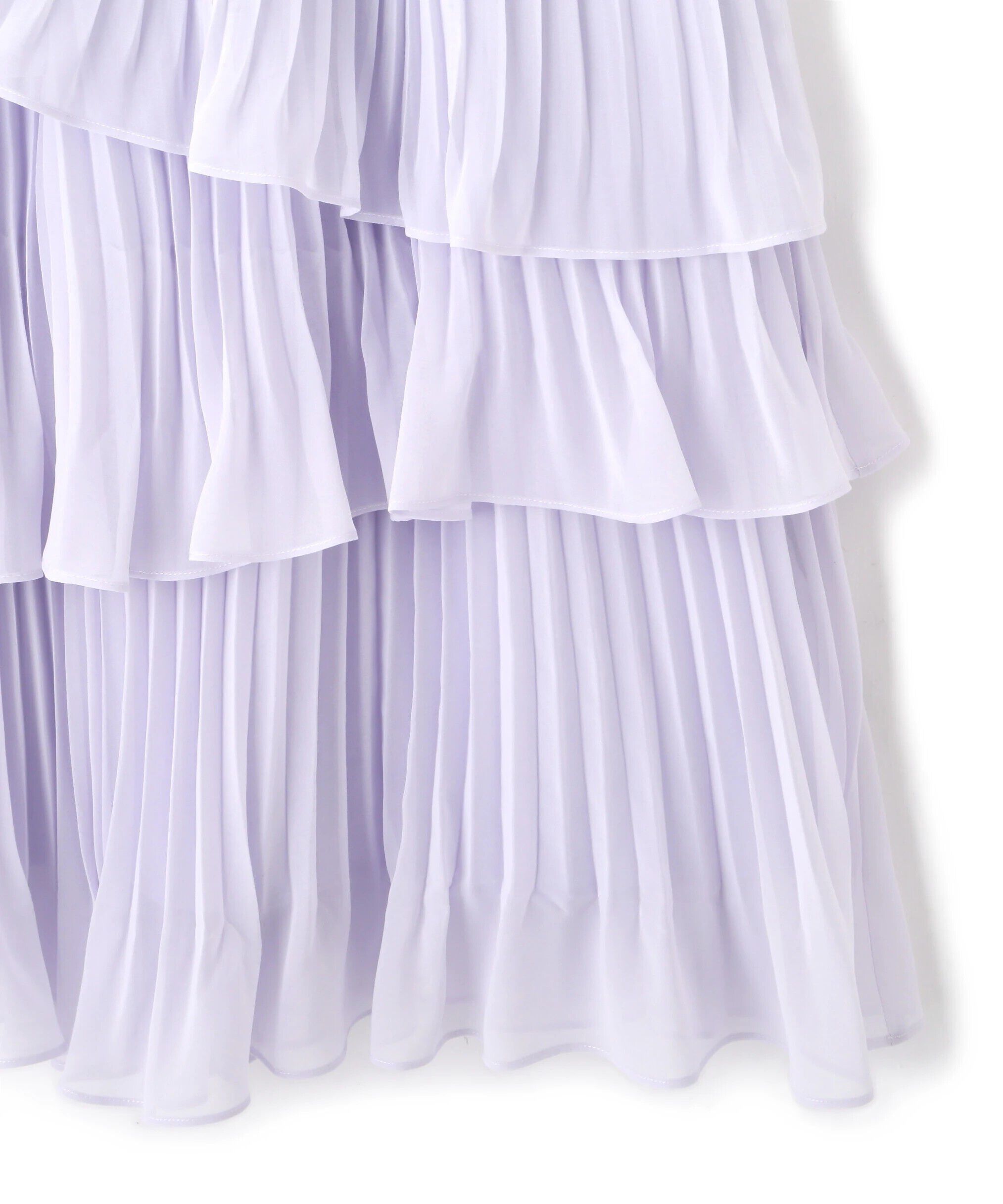  「アシメプリーツティアードスカート」|スカート|