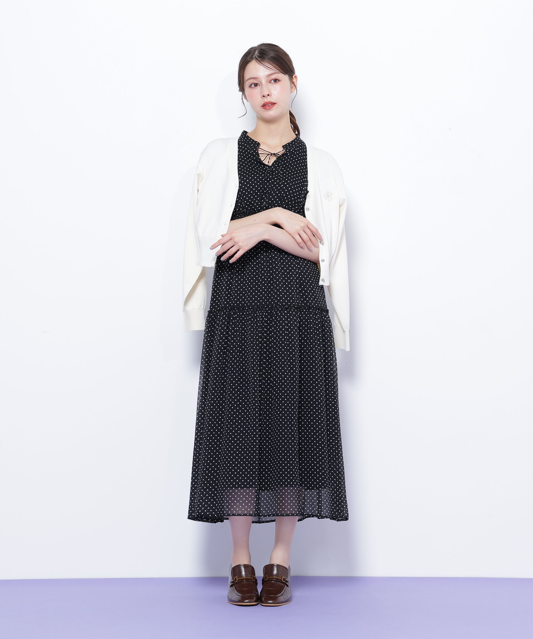  「UV＆ウォッシャブルカーディガン」|ニット・セーター|