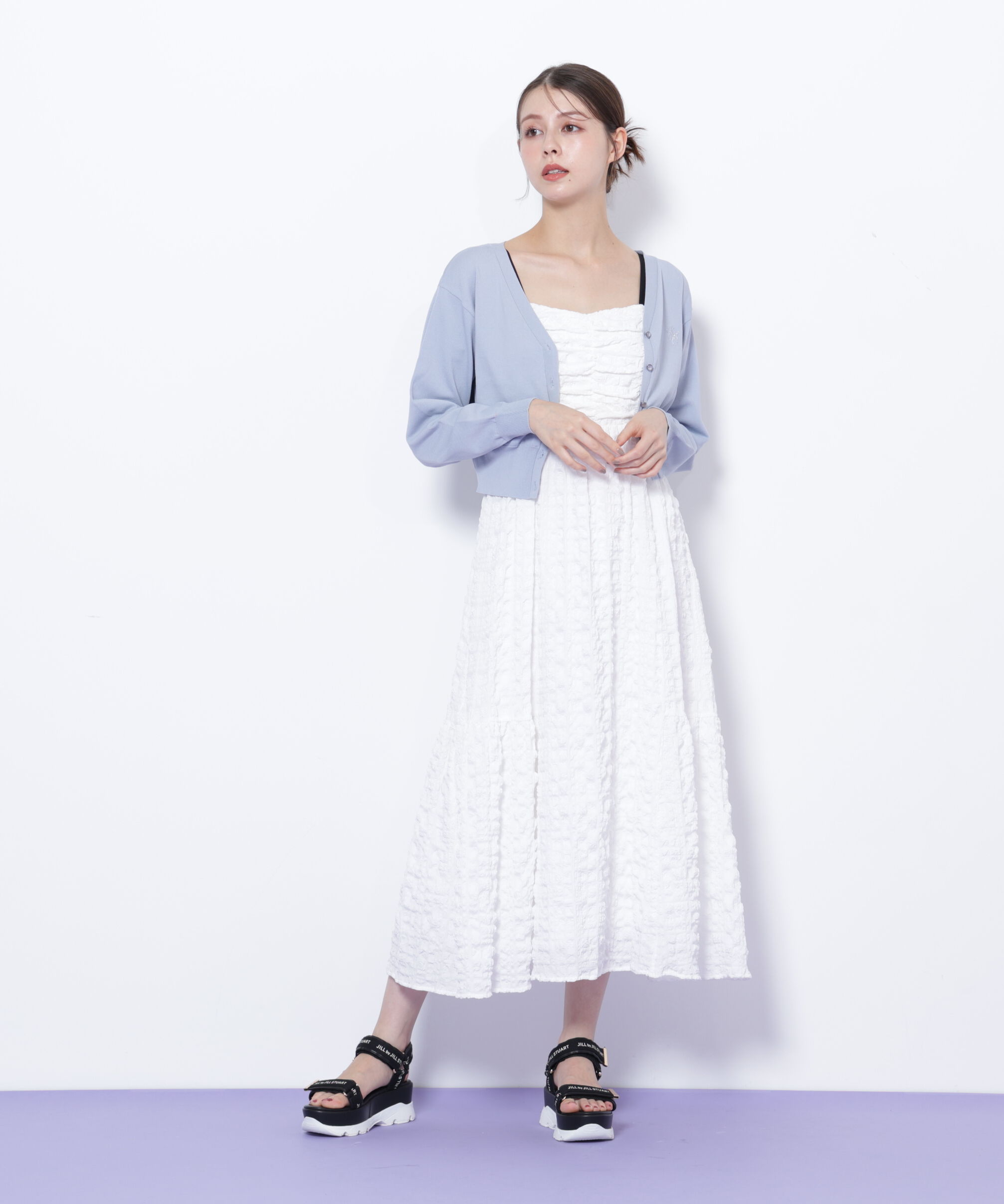  「UV＆ウォッシャブルカーディガン」|ニット・セーター|