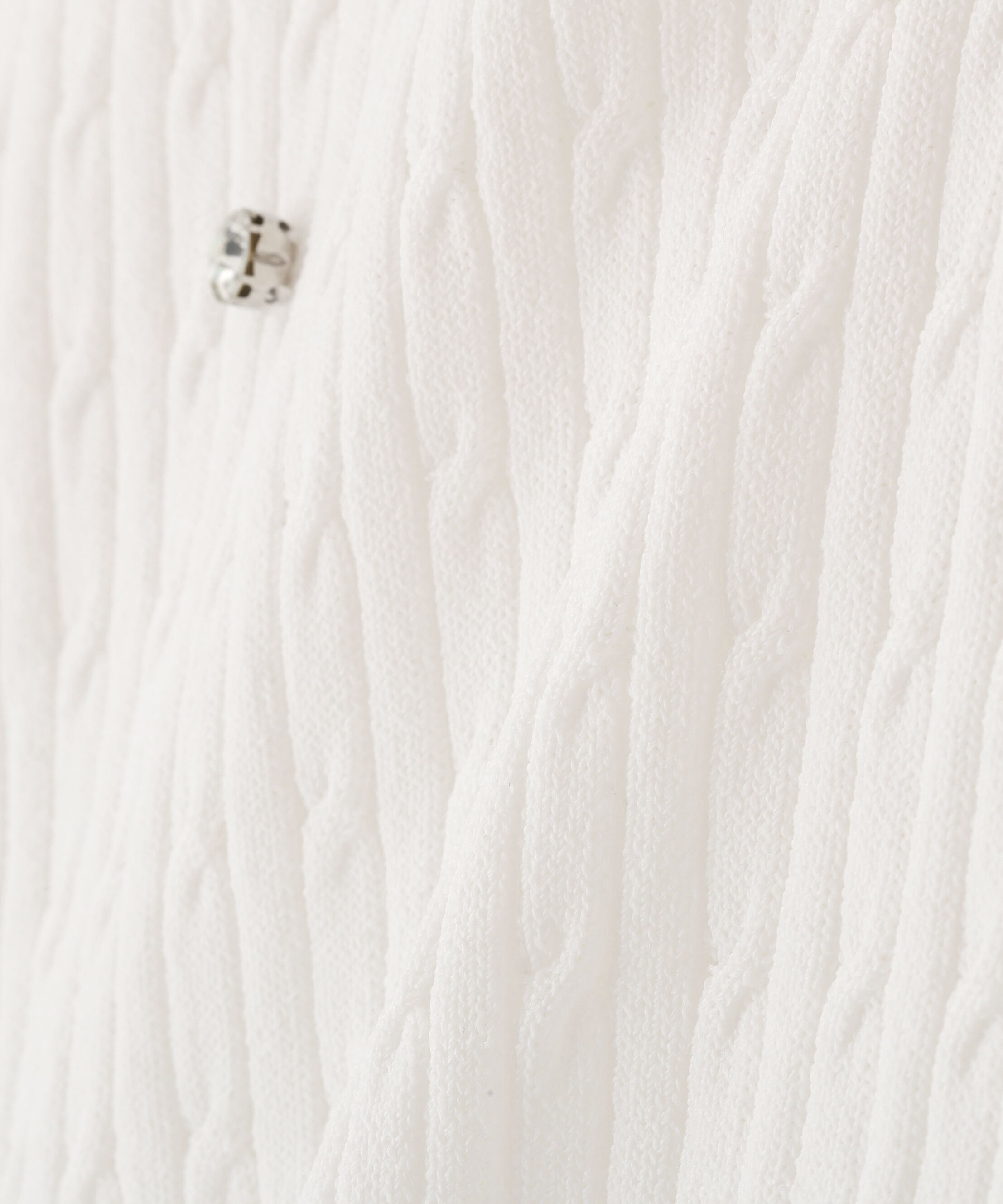  「ミニケーブルハート刺繍ニット」|ニット・セーター|