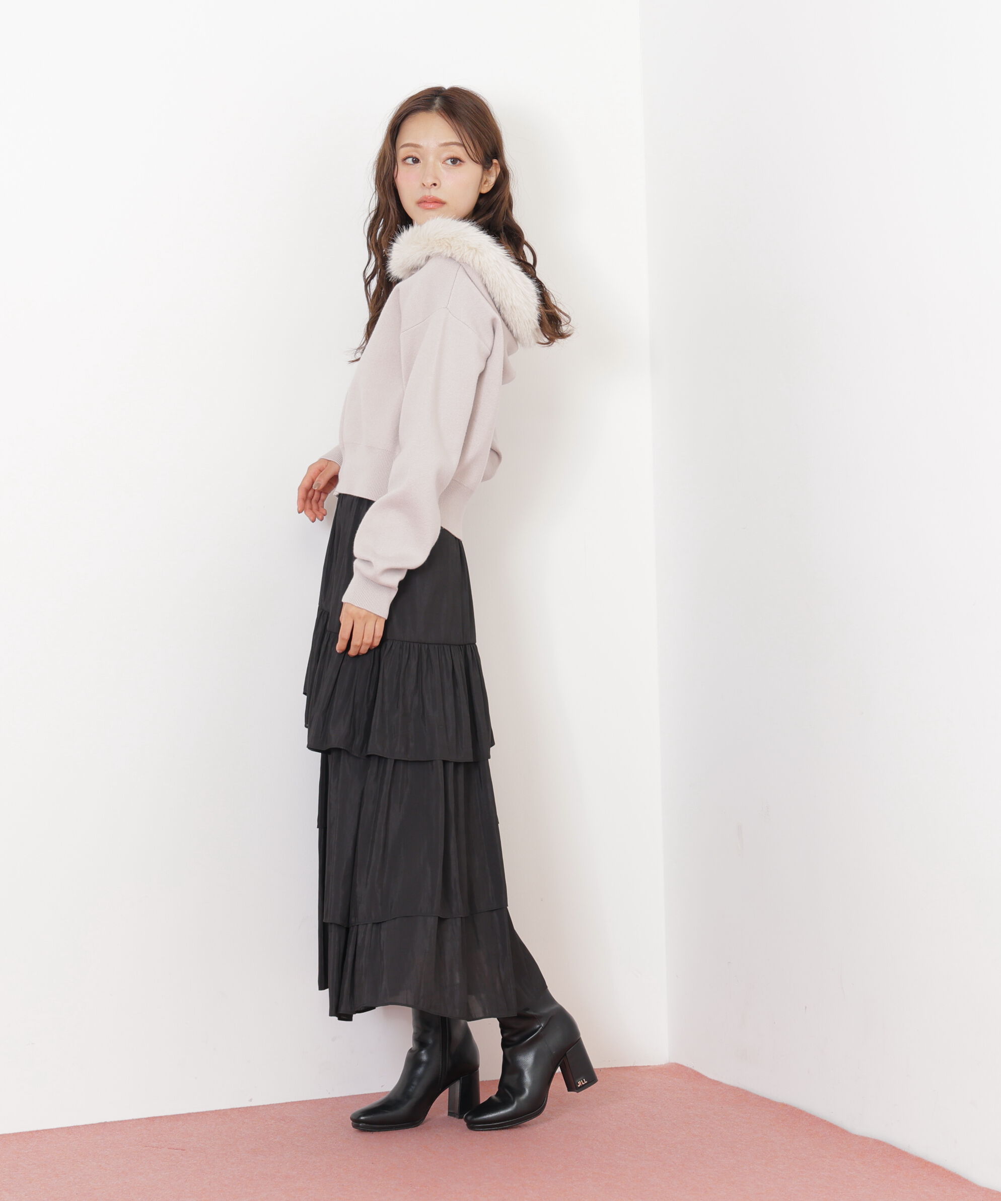  「アシメティアードスカート」|スカート|