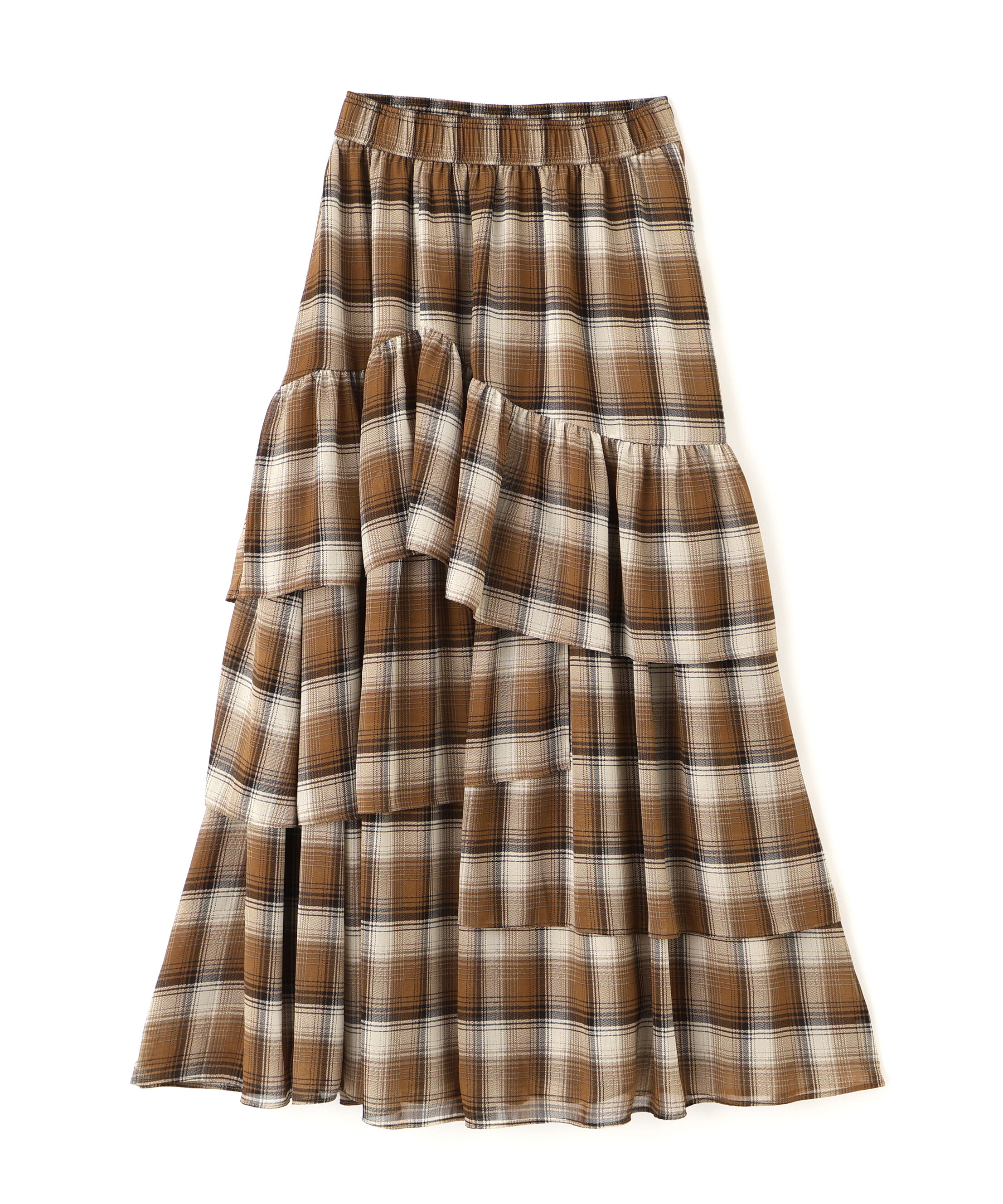  「アシメティアードスカート」|スカート|