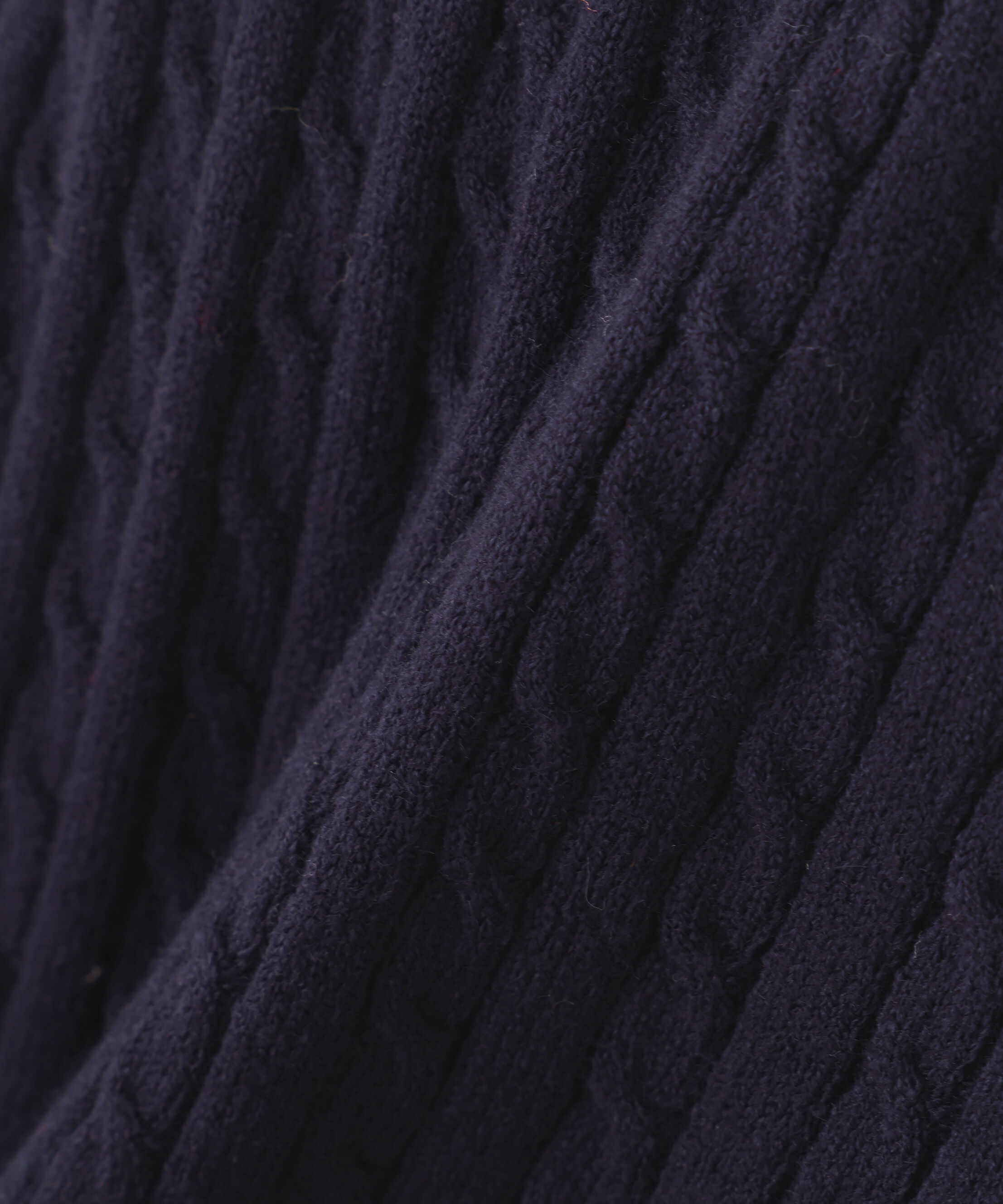  「バイカラーケーブルニット」|ニット・セーター|